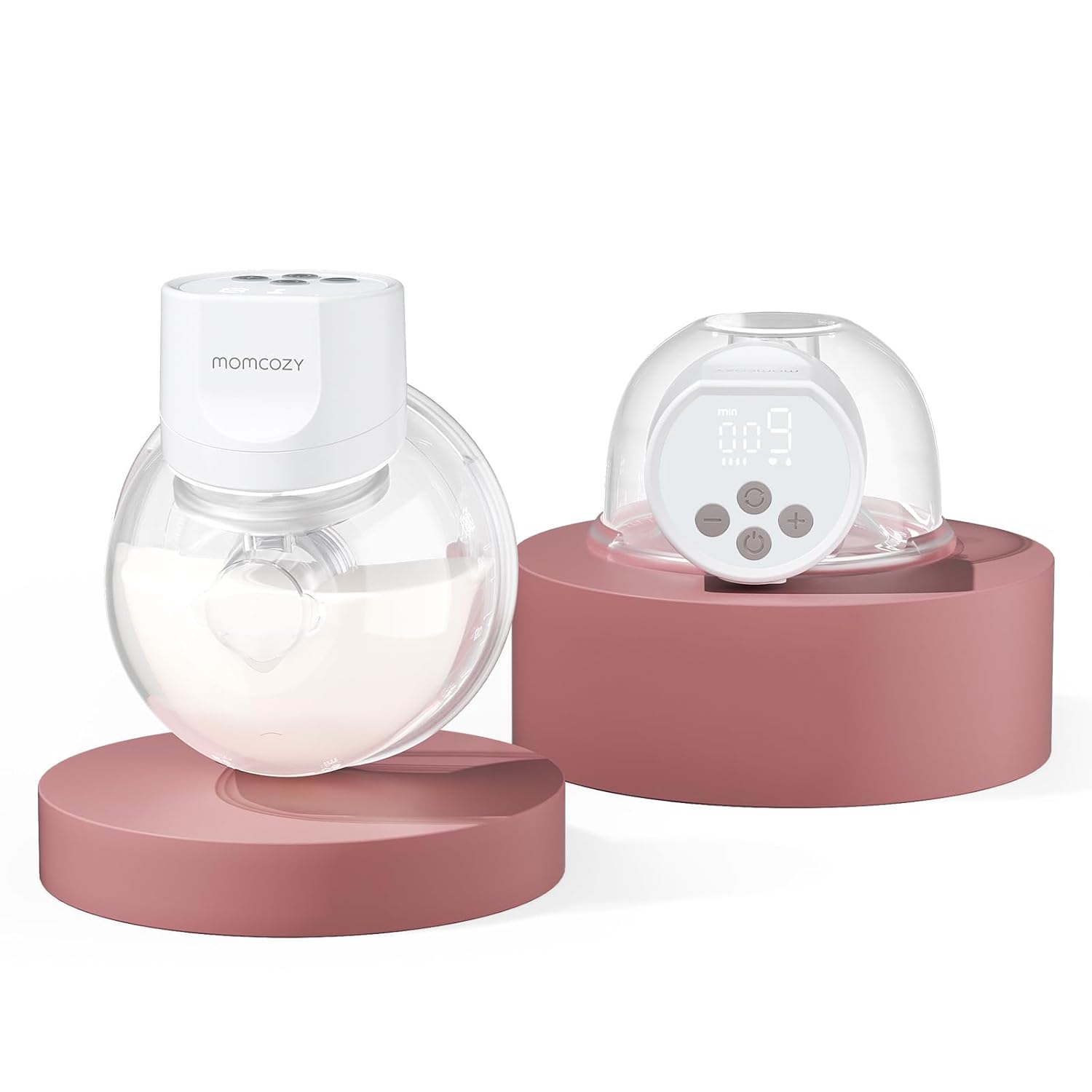 Momcozy Breast Pump Hands-Free S12 Pro, Wearable & Portable Pump with Soft Doubl...