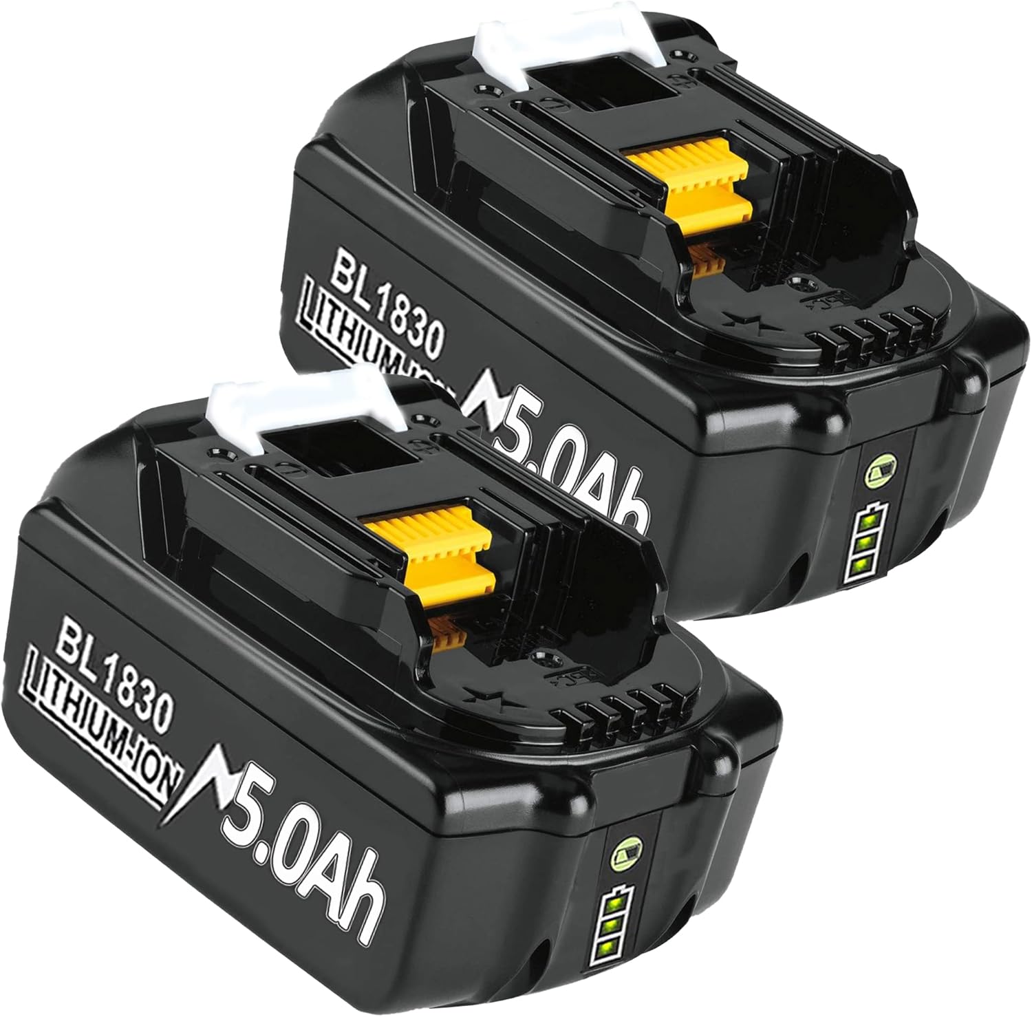 2 Pack 5.0Ah BL1850B Replacement Battery Compatible with Makita 18V Batteries BL...