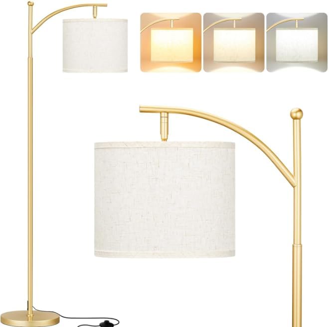 Aooshine Floor Lamps for Living Room with 3 Color Temperatures, Adjustable Tall...