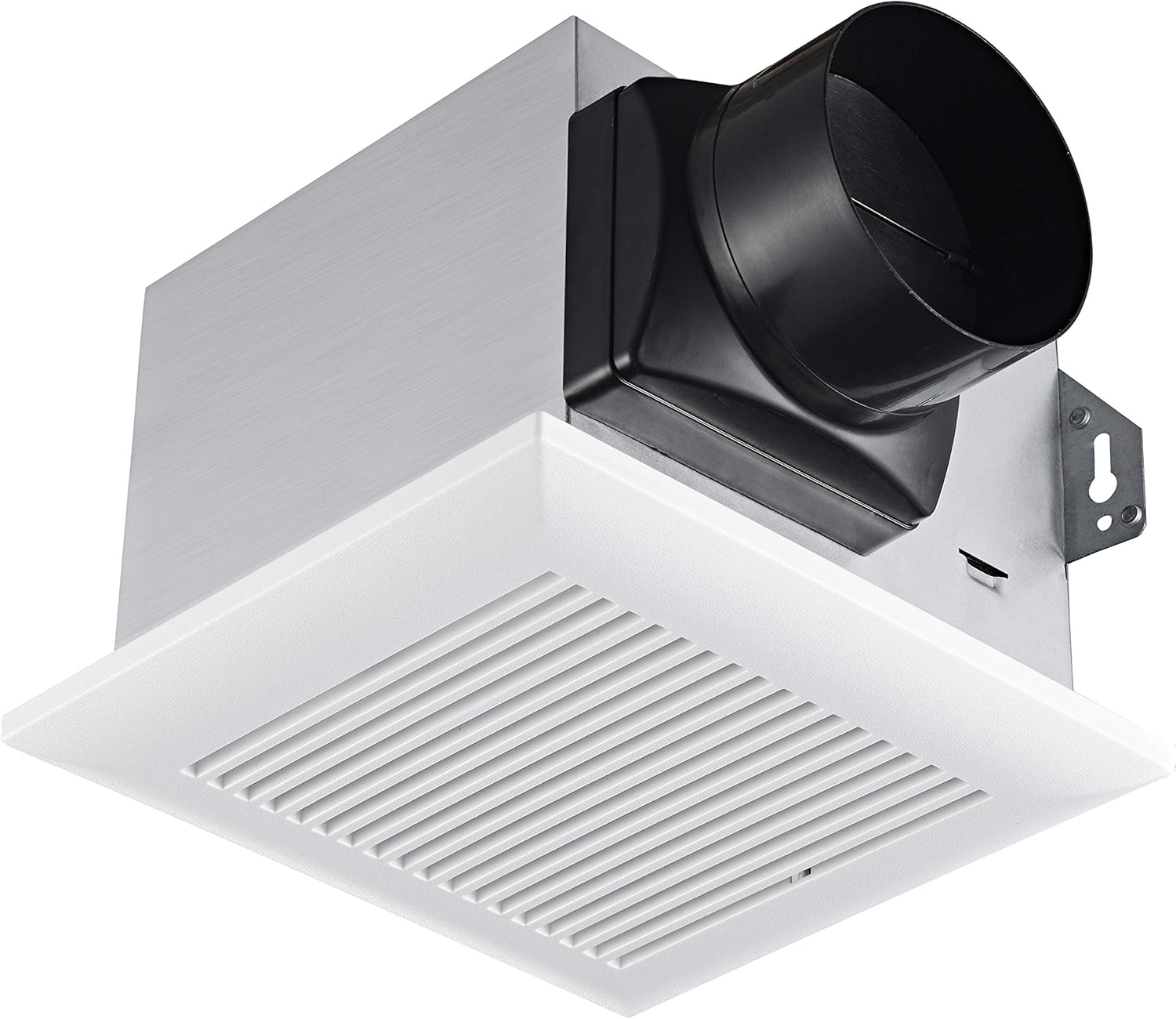 Tech Drive Very-Quiet 80 CFM, 1.5 Sone No Attic access Needed Installation Bathr...
