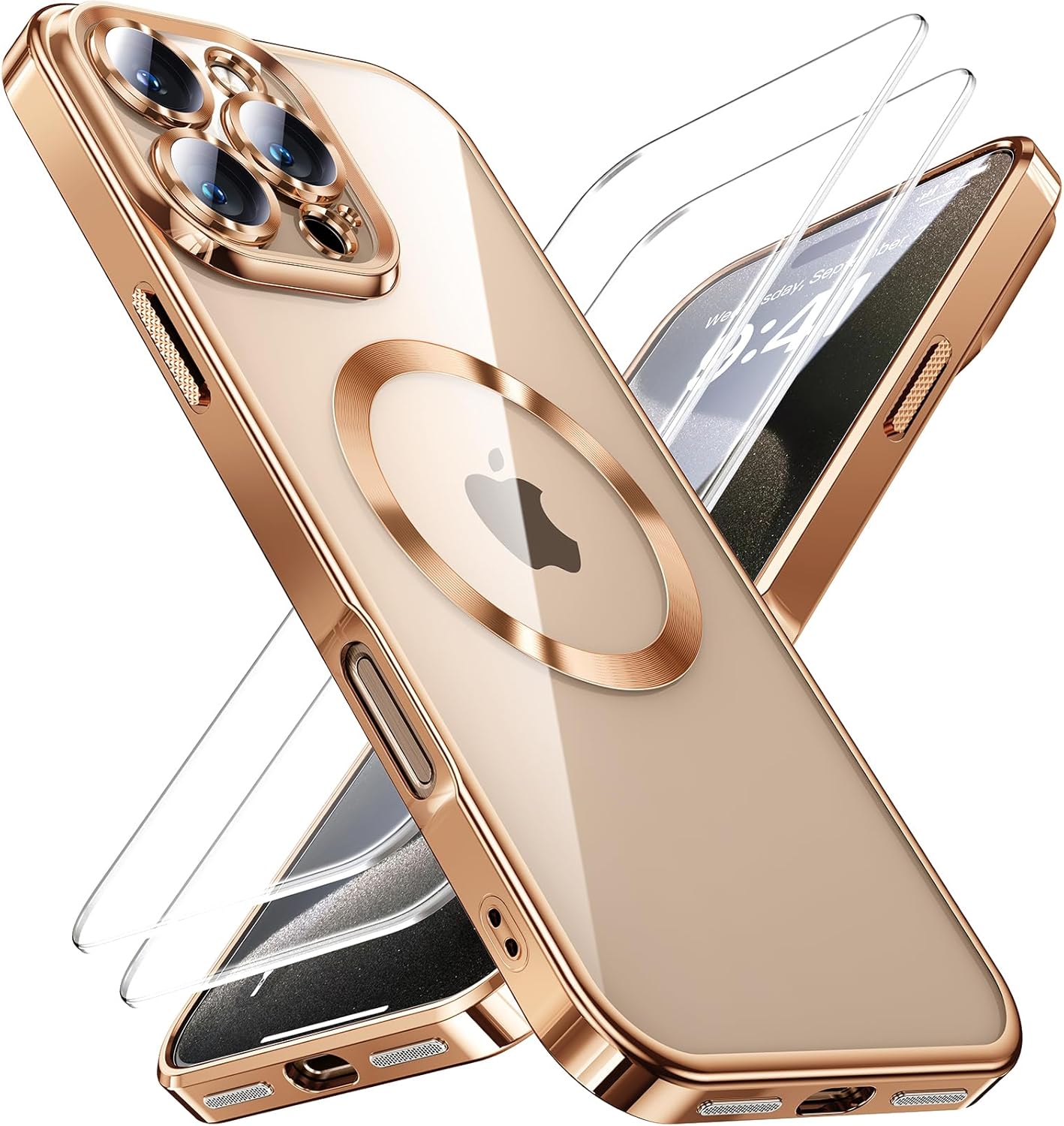 JUESHITUO for iPhone 16 Pro Case for Magsafe, Not-Yellowing, Integrated Camera P...