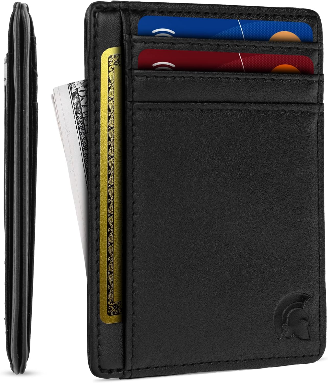 POWR Mens Wallet, Slim Wallet RFID Blocking Minimalist Credit Card Holder, Holds...