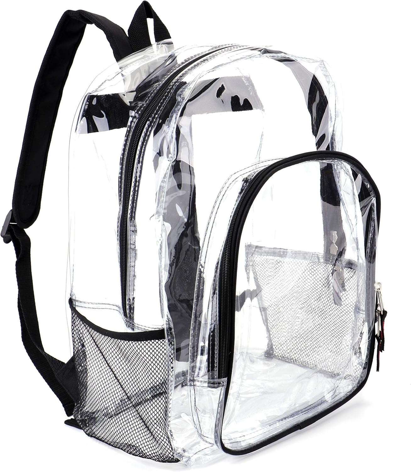 JOMPARO Clear Backpack Heavy Duty Clear Bookbag for School Transparent See Throu...