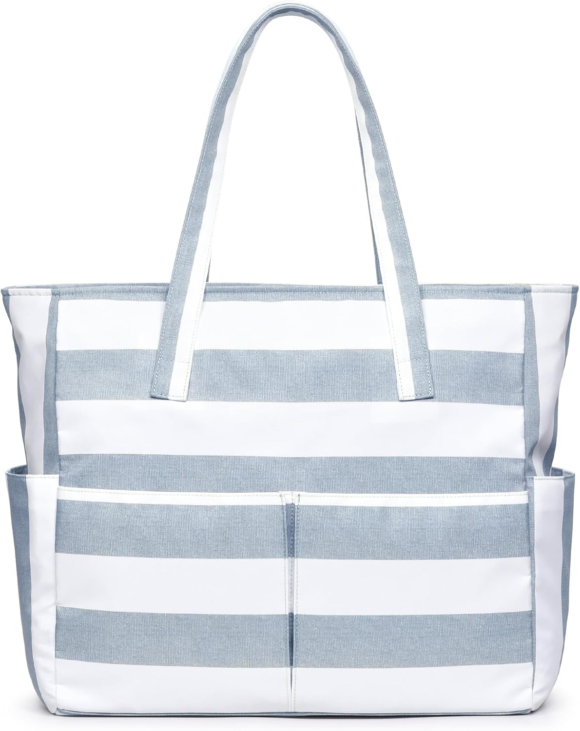 oscaurt Large Beach Bags for Women with 8 Pockets, Waterproof Sandproof Summer B...