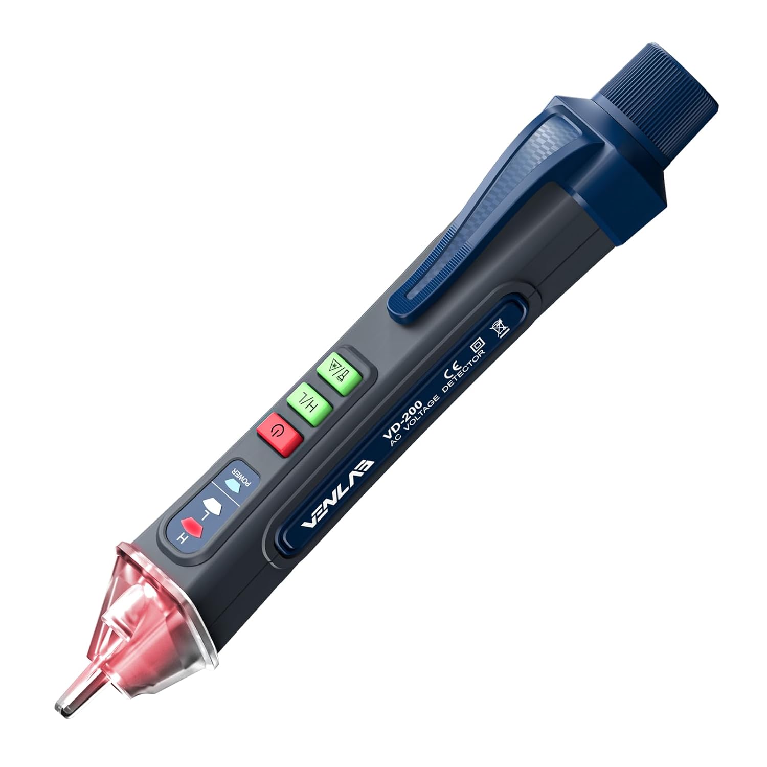 VENLAB Voltage Tester VD200, 12V-1000V/48V-1000V Dual Range Non-Contact Electric...