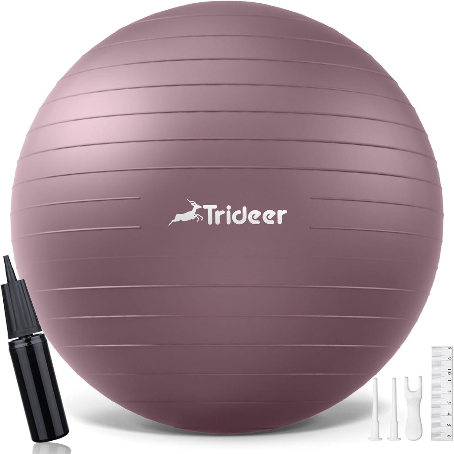 Trideer Yoga Ball - Exercise Ball for Workout pilates Stability - Anti-Burst and...