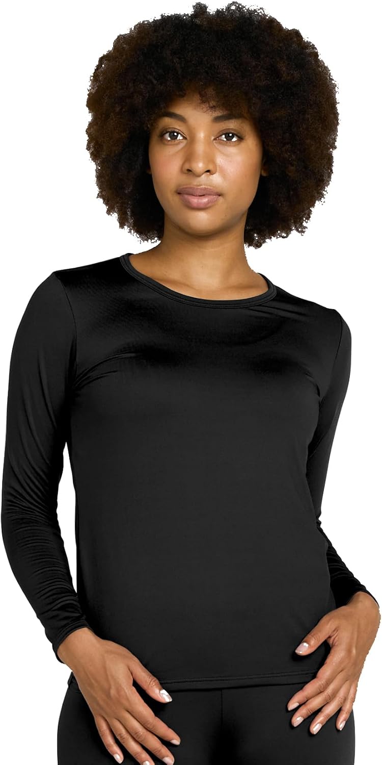 LAPASA Women's Thermal Underwear Top Light/Mid/Heavyweight Fleece Lined Warm Lon...