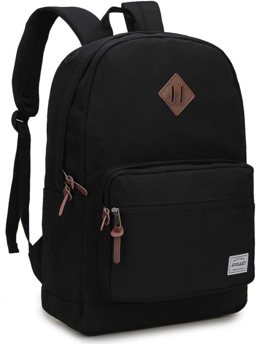 RAVUO School Backpack for Men Women, Water Resistant 15.6 inch Laptop Back Packs...