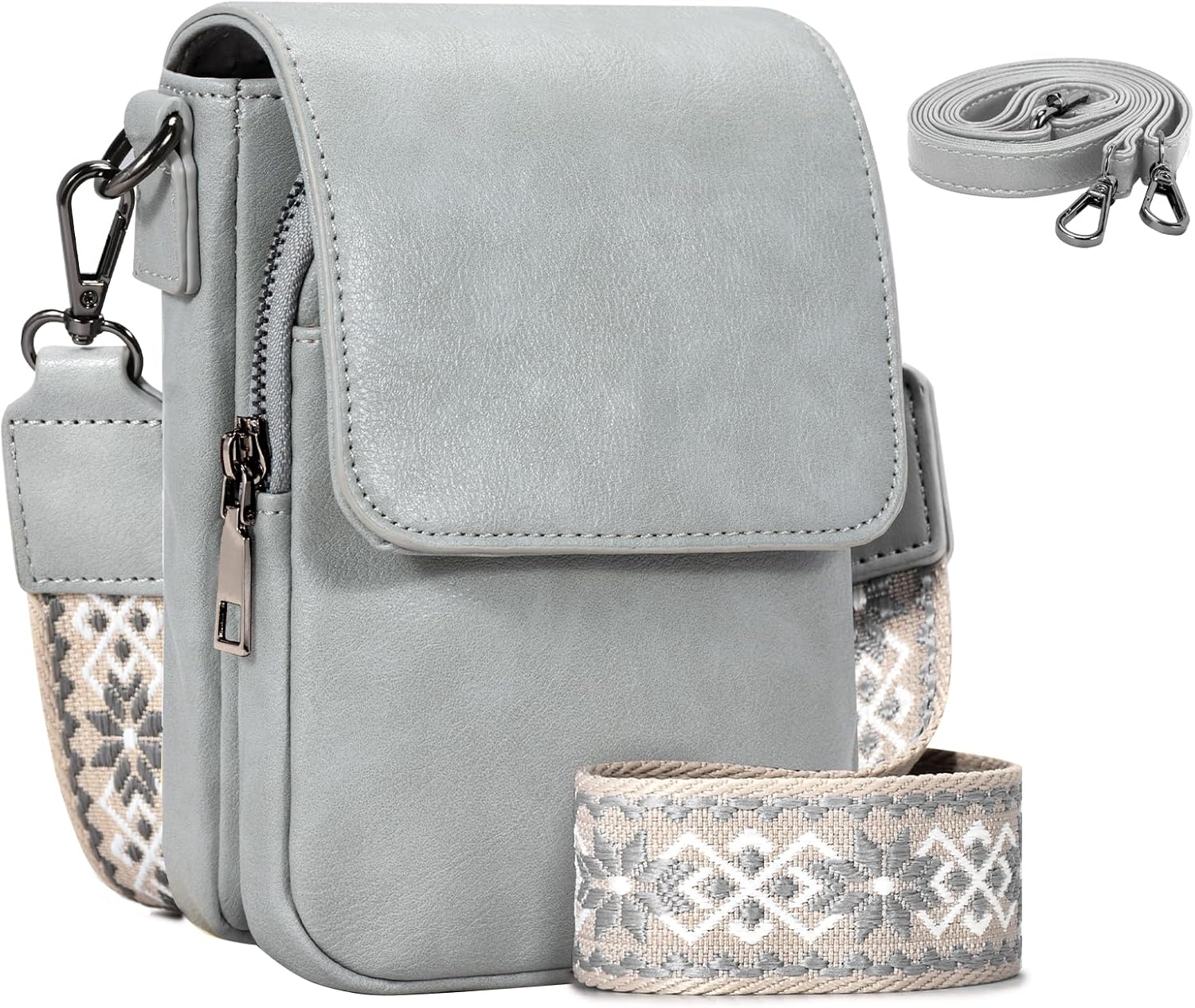 Crossbody Bags for Women Small Crossbody Handbags Leather Phone Bag Wallet Purse...