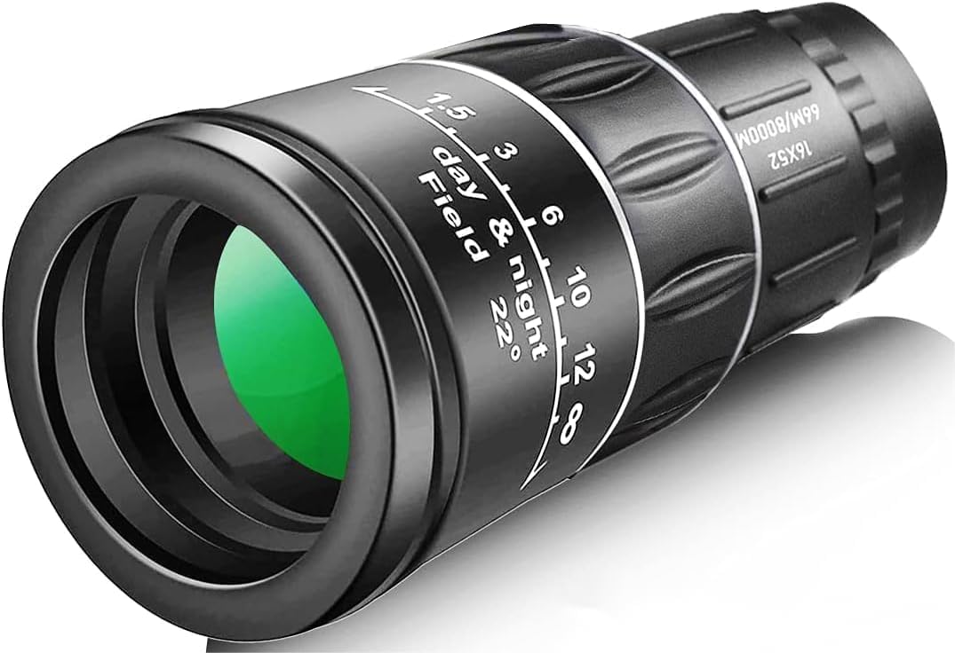 16X52 HD Monocular Telescope, 2023 High Power Compact Monoculars for Adults Kids...