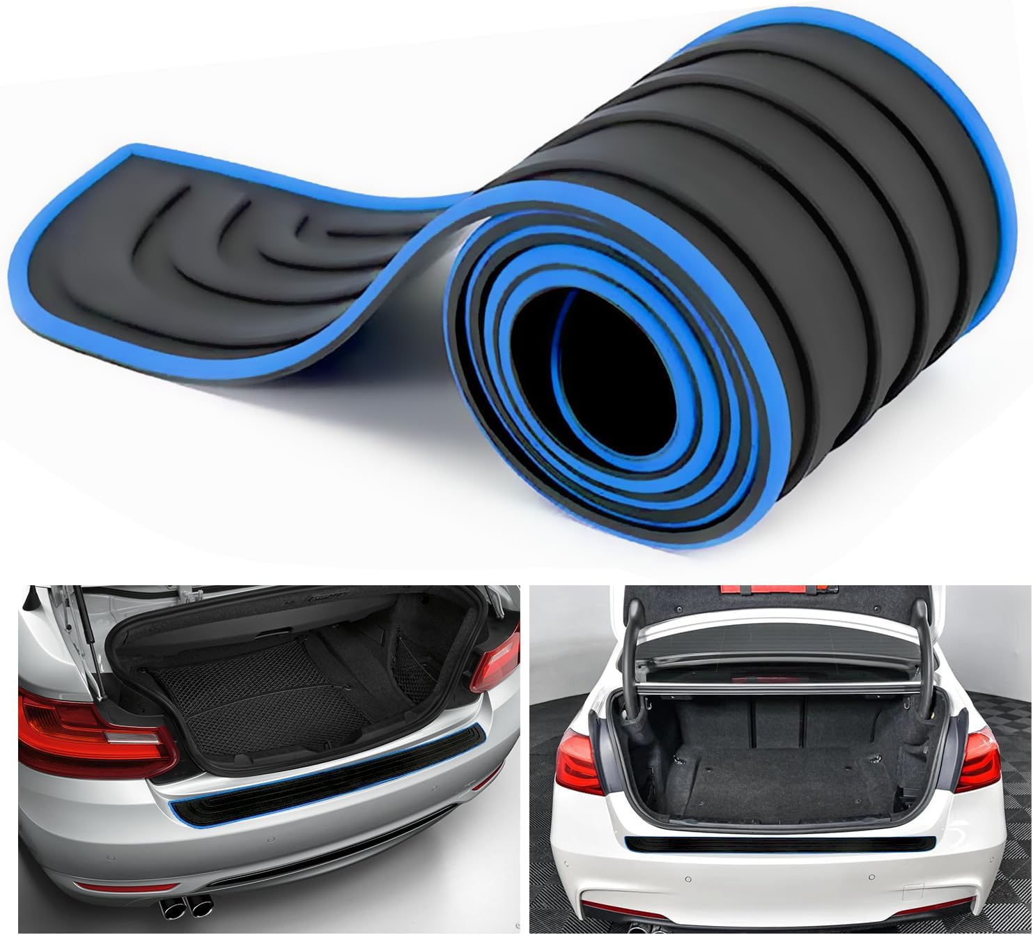 Esteopt Car Rear Bumper Protector,Universal Rear Bumper Guard Protector for Car,...
