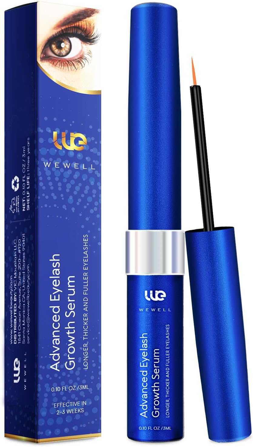 Advanced Eyelash Growth Serum for Lash: Premium Lash Enhancer for Natural Thicke...