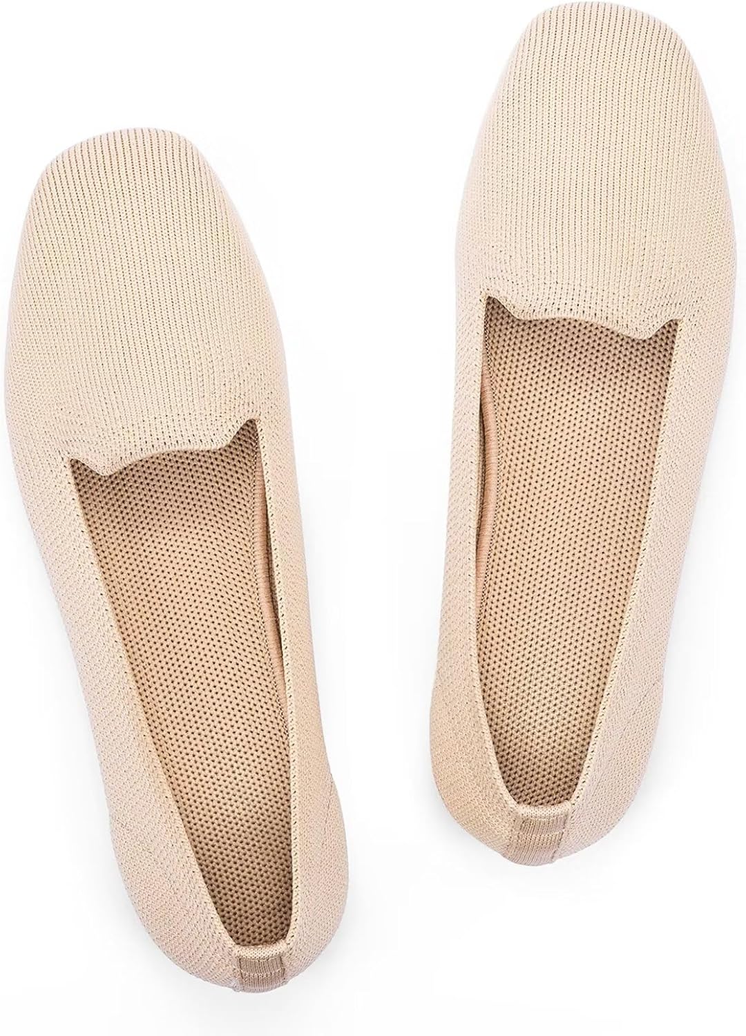 Frank Mully Women's Loafer Flats Square Toe Flat Shoes Comfortable Office Work S...