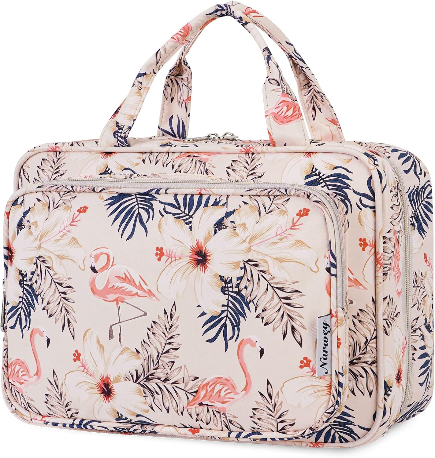 Narwey Large Hanging Travel Toiletry Bag for Women Wash Bag Cosmetics Makeup Bag...