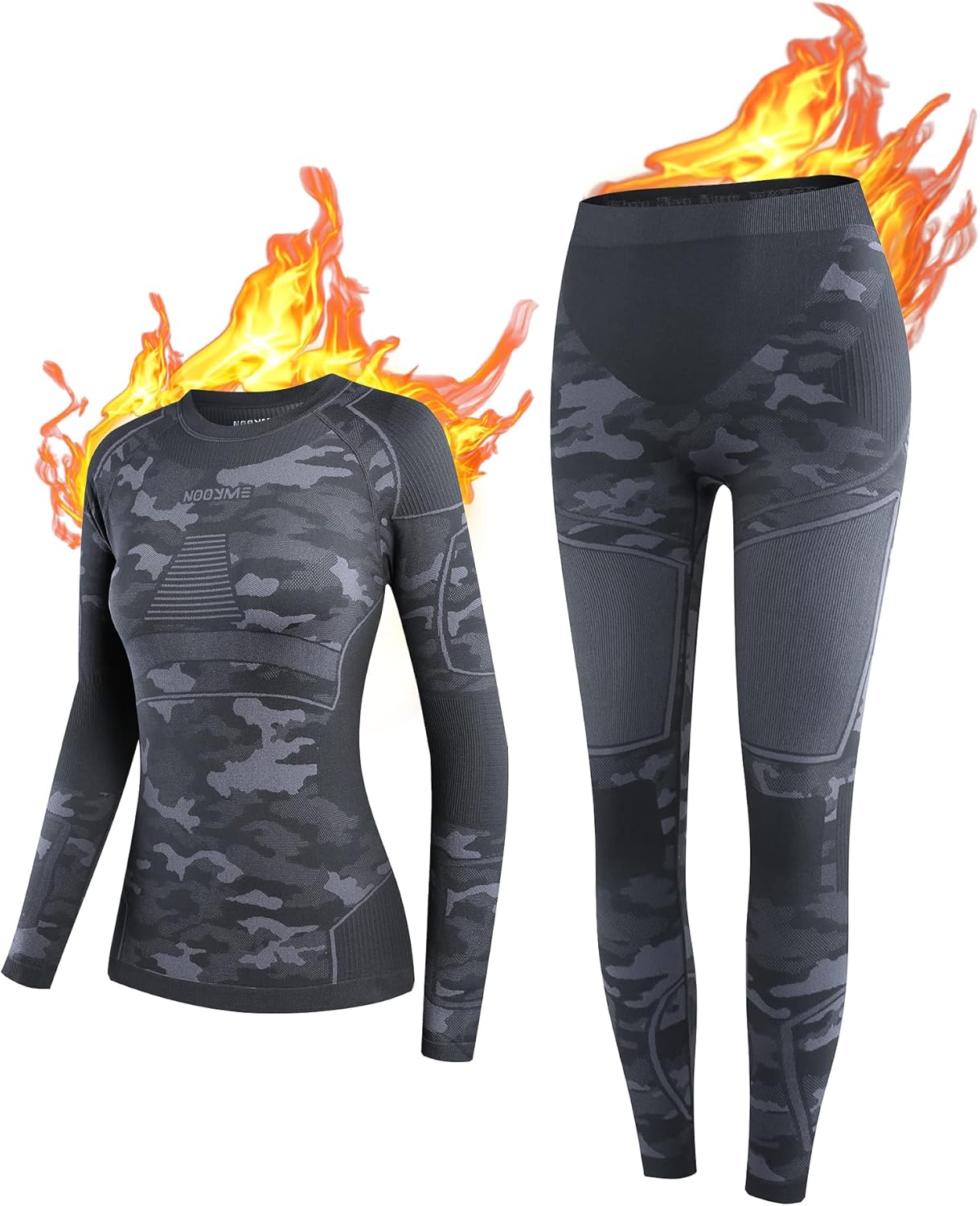 NOOYME Thermal Base Layer Women, Ski Base Layers Women, Ladies Thermal Clothing...