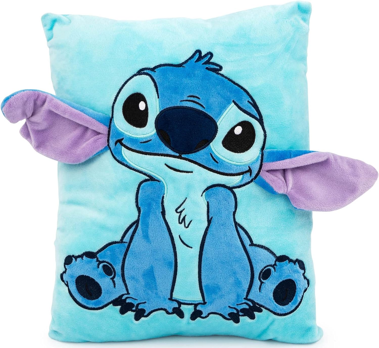 Jay Franco Disney Lilo & Stitch 3D Snuggle Pillow - Super Soft – Measures 15 Inc...