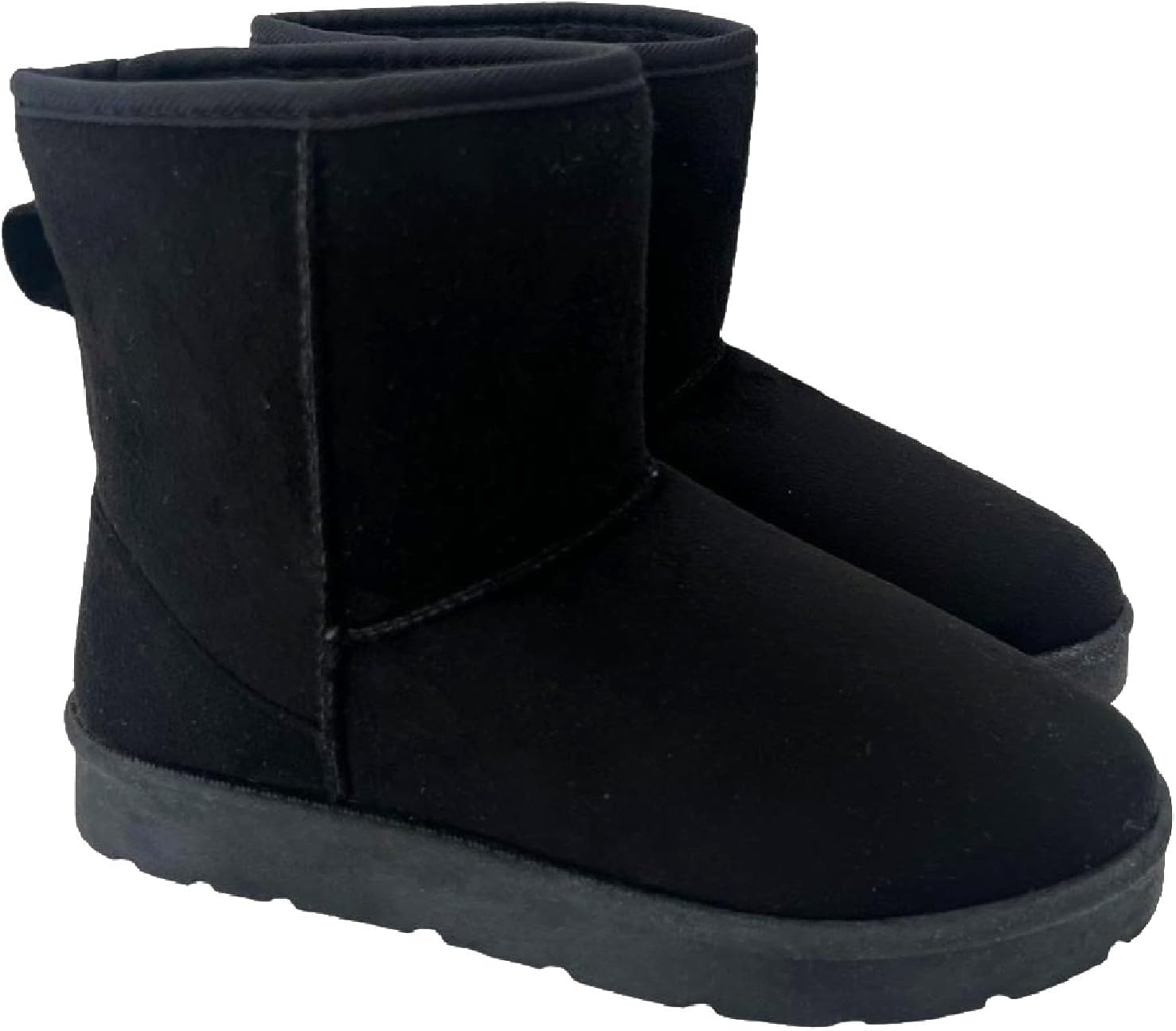 sole london LADIES FLAT WARM WOMENS WINTER FAUX FUR LINED ANKLE SHOES BOOTS