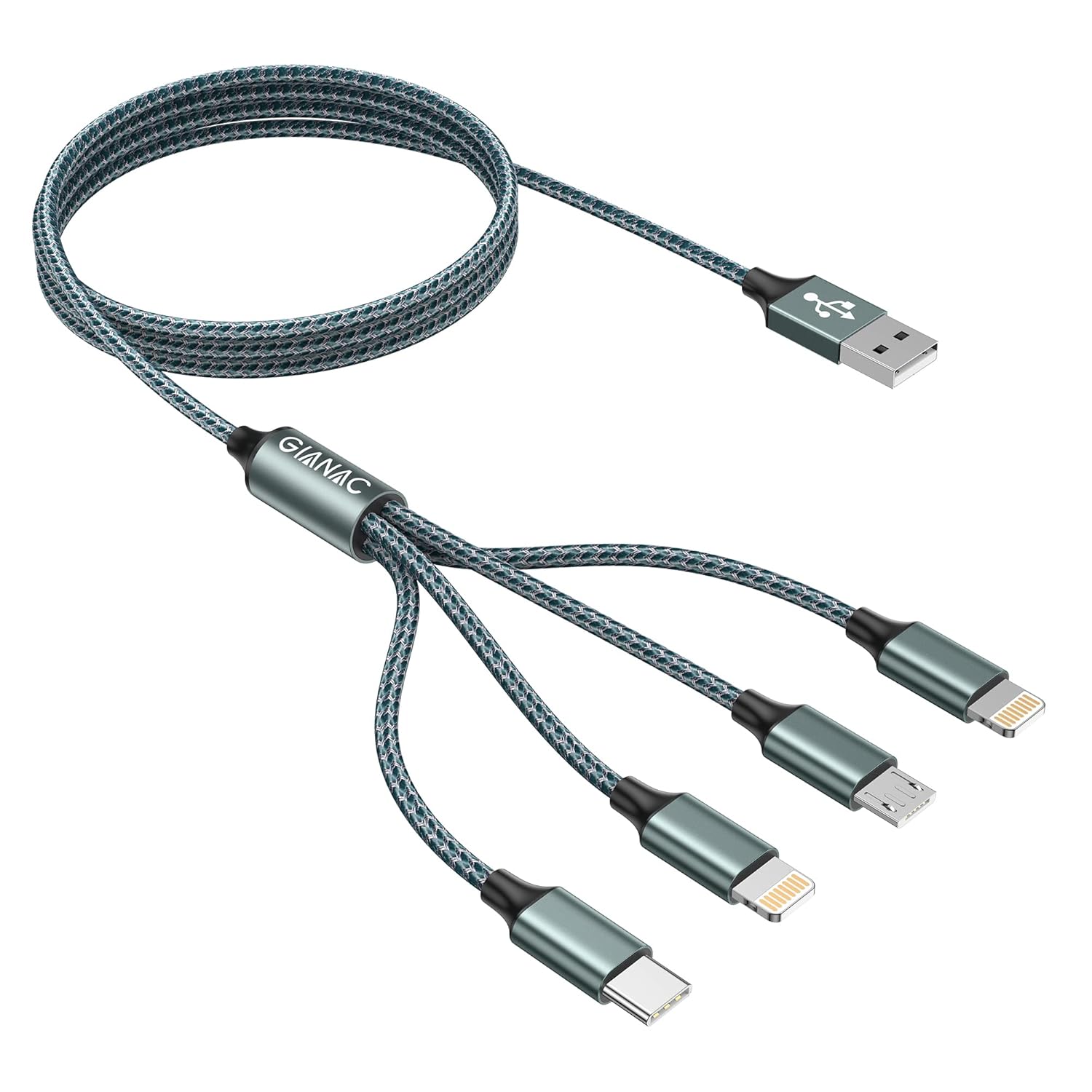 Multi Charger Cable, 4 in 1 Charger Cable [1.2M] M...