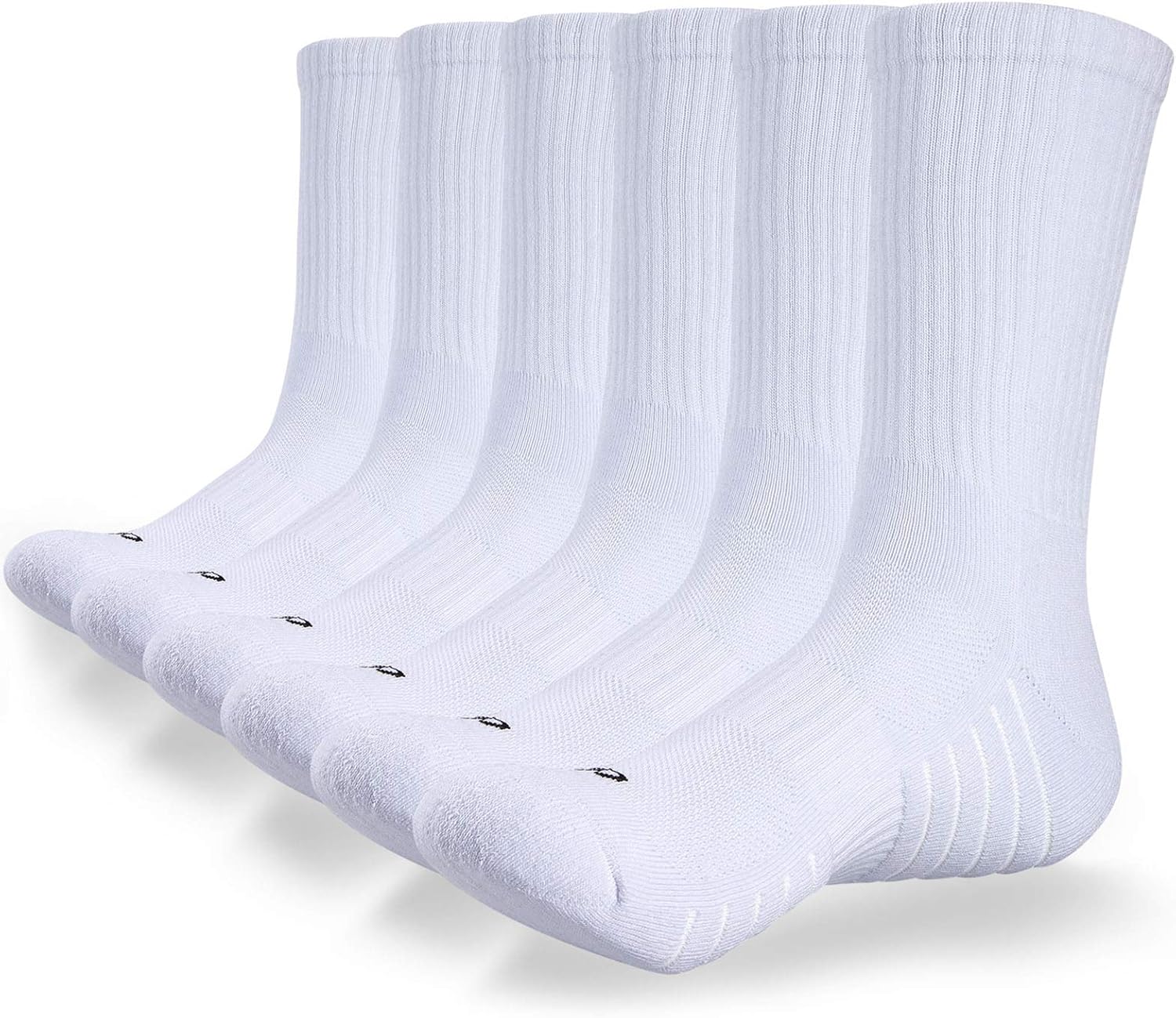 coskefy Sports Socks Thick Cushion Walking Thermal Crew Athletic Socks for Outdo...