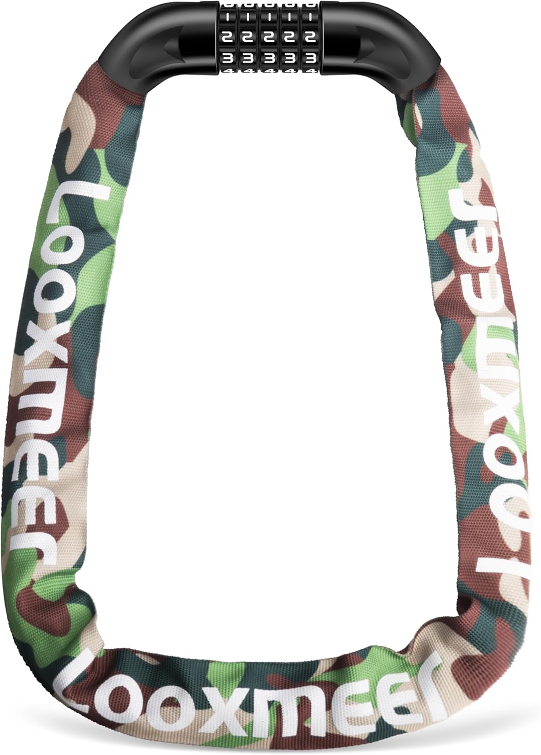 Looxmeer Bike Lock Heavy Duty (12 Colors), 90cm 5-...