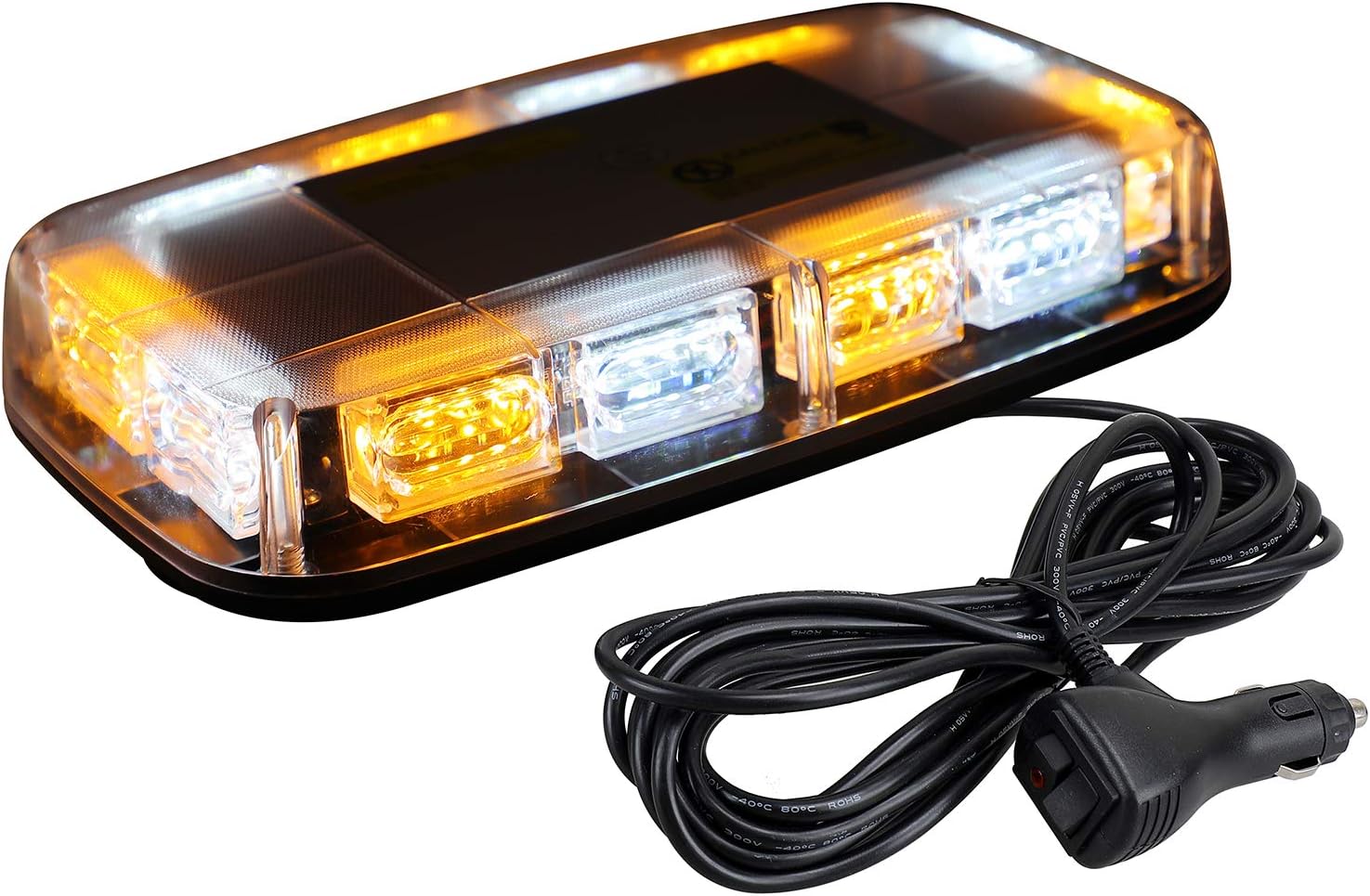 ASPL [Upgraded 5] 48LED Roof Top Strobe Lights, High Visibility Emergency Safety...