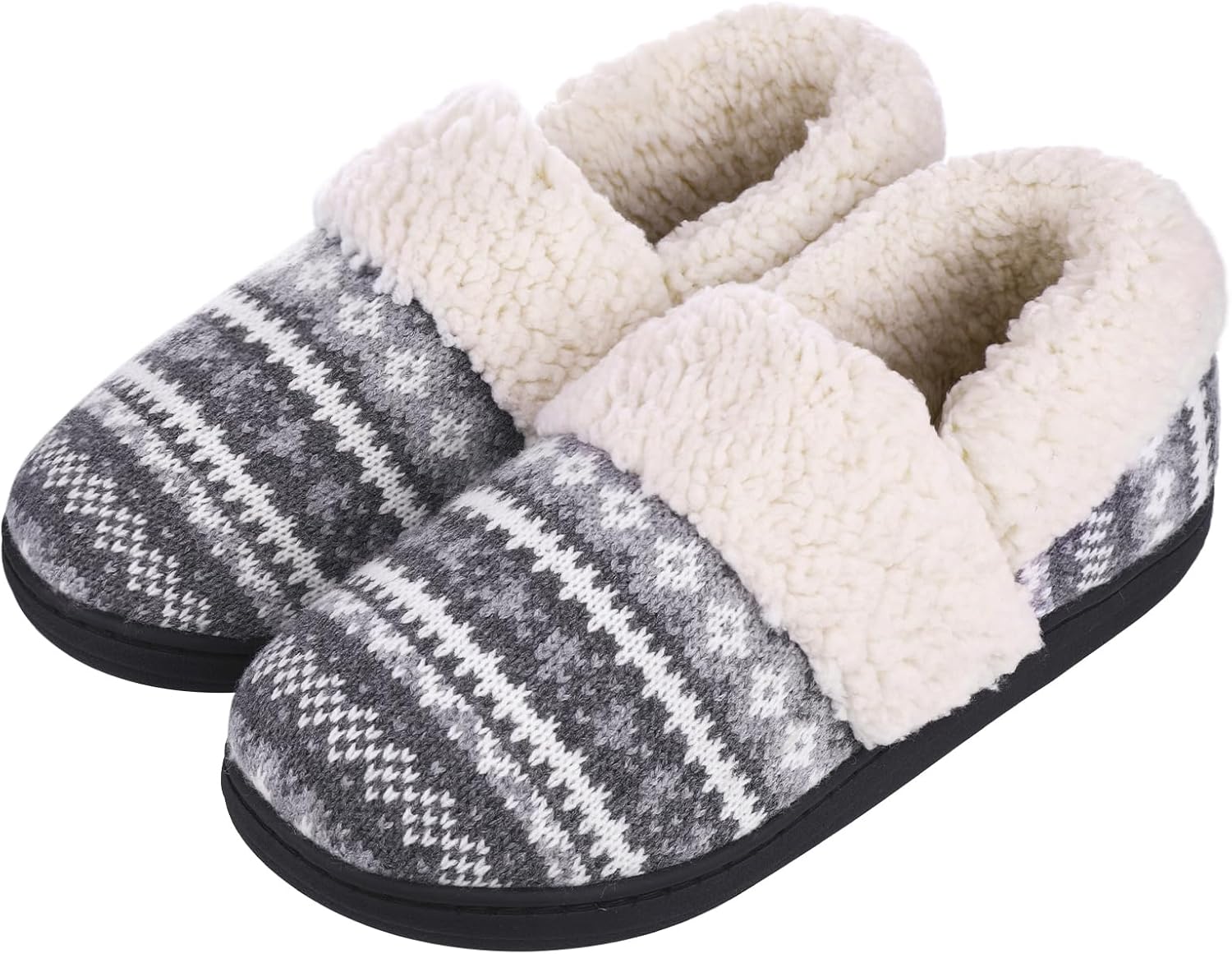 Evshine Women's Fuzzy Memory Foam Slippers, Closed...