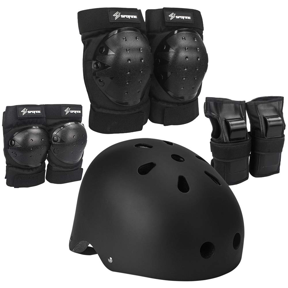 Kids Bike Helmet, Toddler Helmet for Youth Adult, Knee Pad Elbow Pad Wrist Guard...
