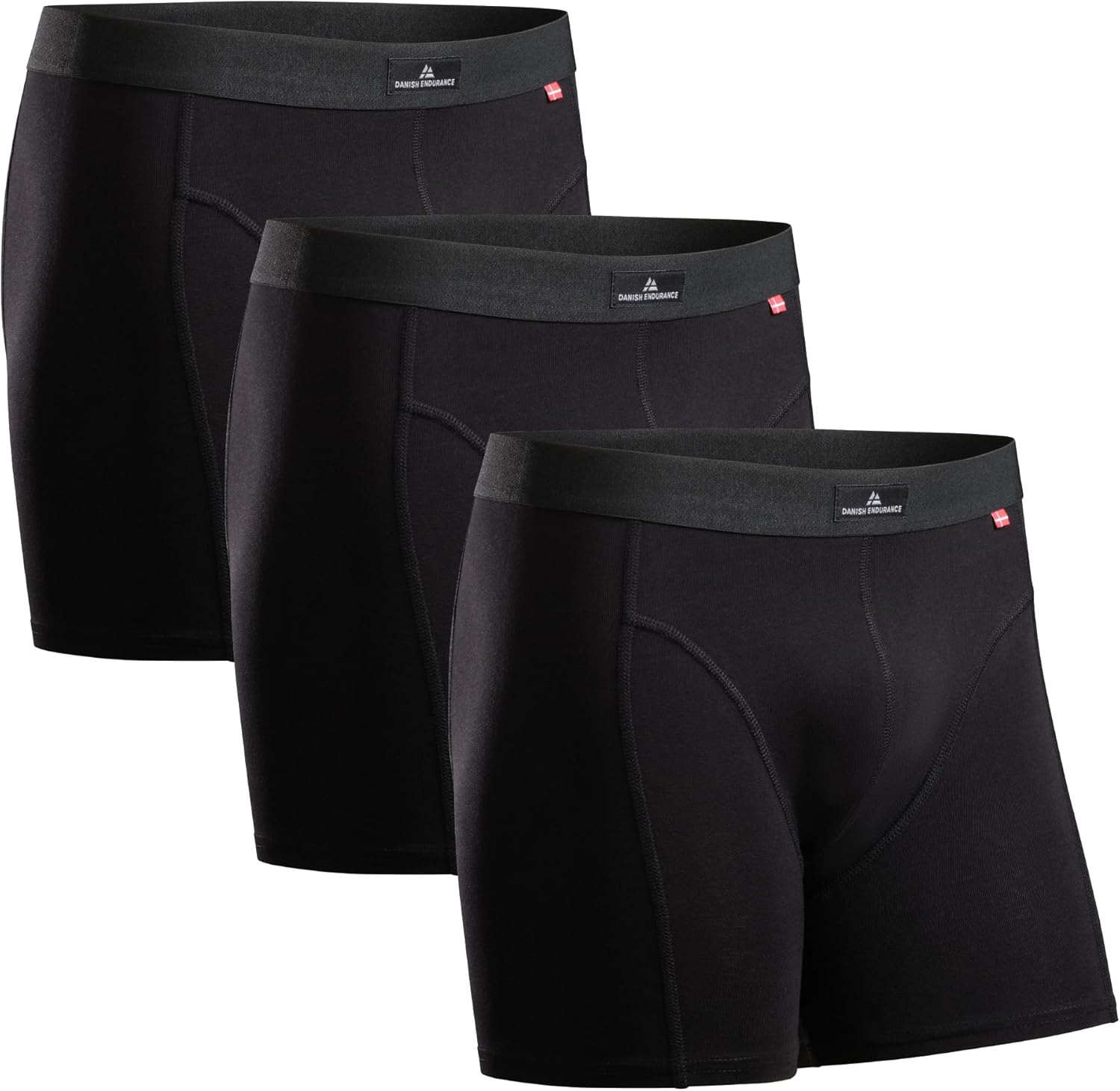 DANISH ENDURANCE Mens Underwear Trunks, Soft Cotton Boxers for Men, Mens Boxer S...