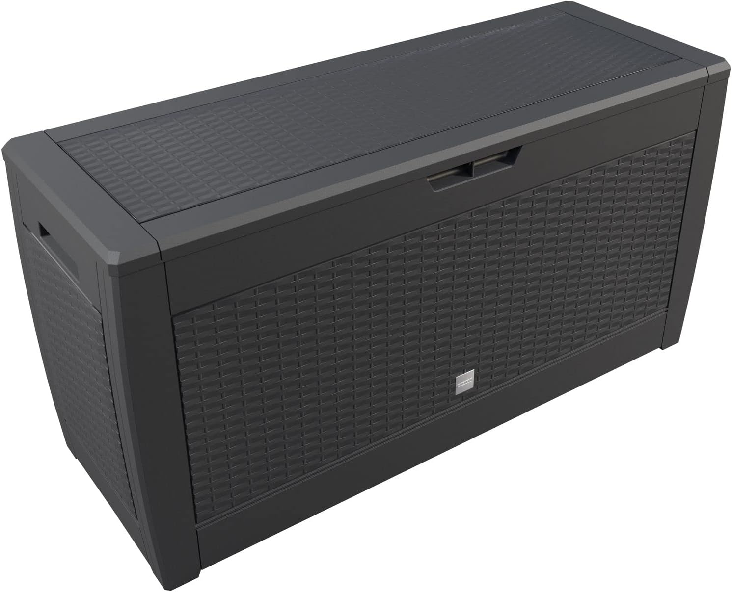 CASARIA® 310L Plastic Garden Storage Box | Rolling Wheels | Outdoor Cushion Pati...