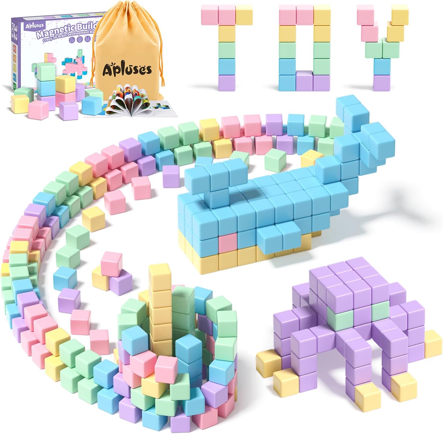 32pcs Magnetic Blocks Building Cubes for Toddlers, Classroom Must Haves Creative...