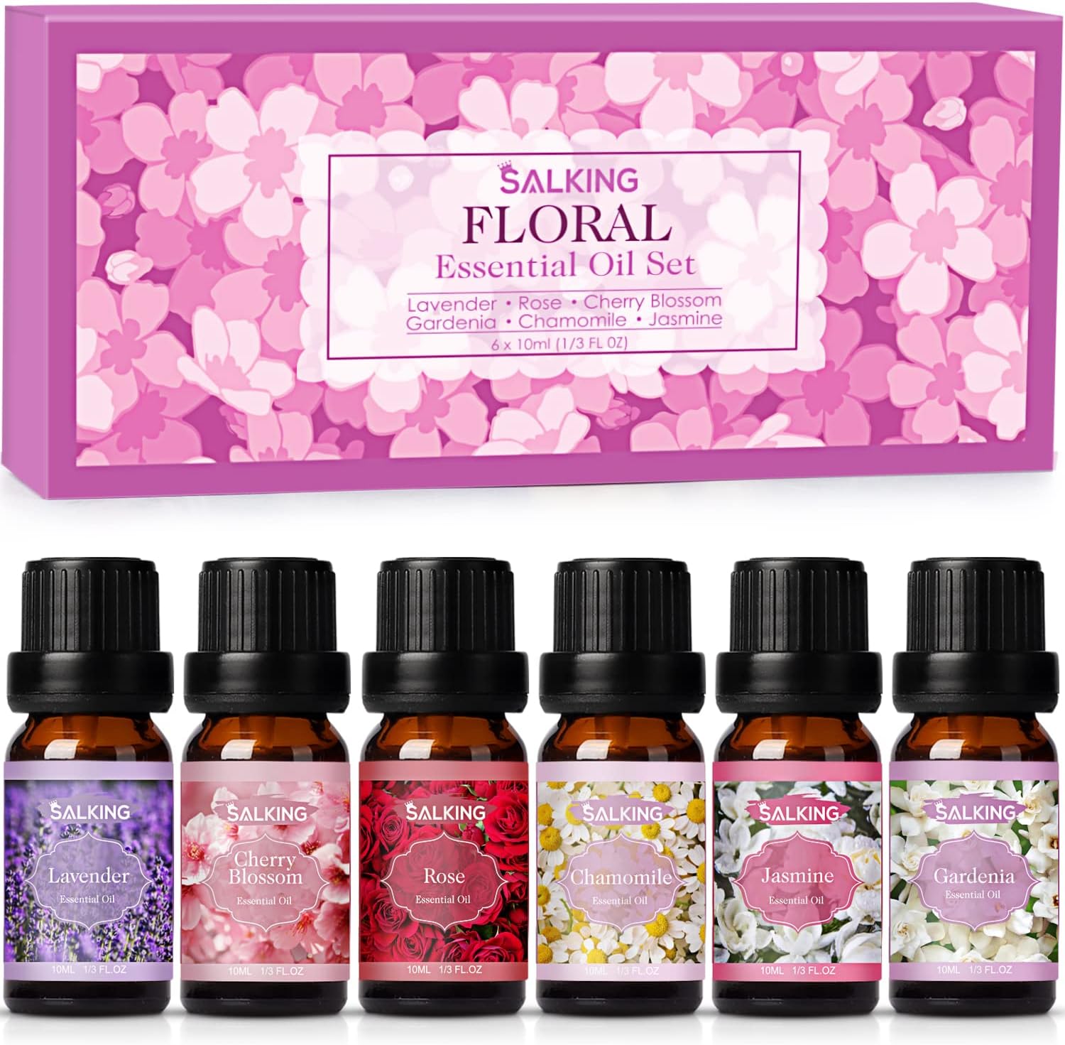 SALKING Essential Oils Set, 100% Pure Fragrance Oil AromatherapyGift, Premium Sc...