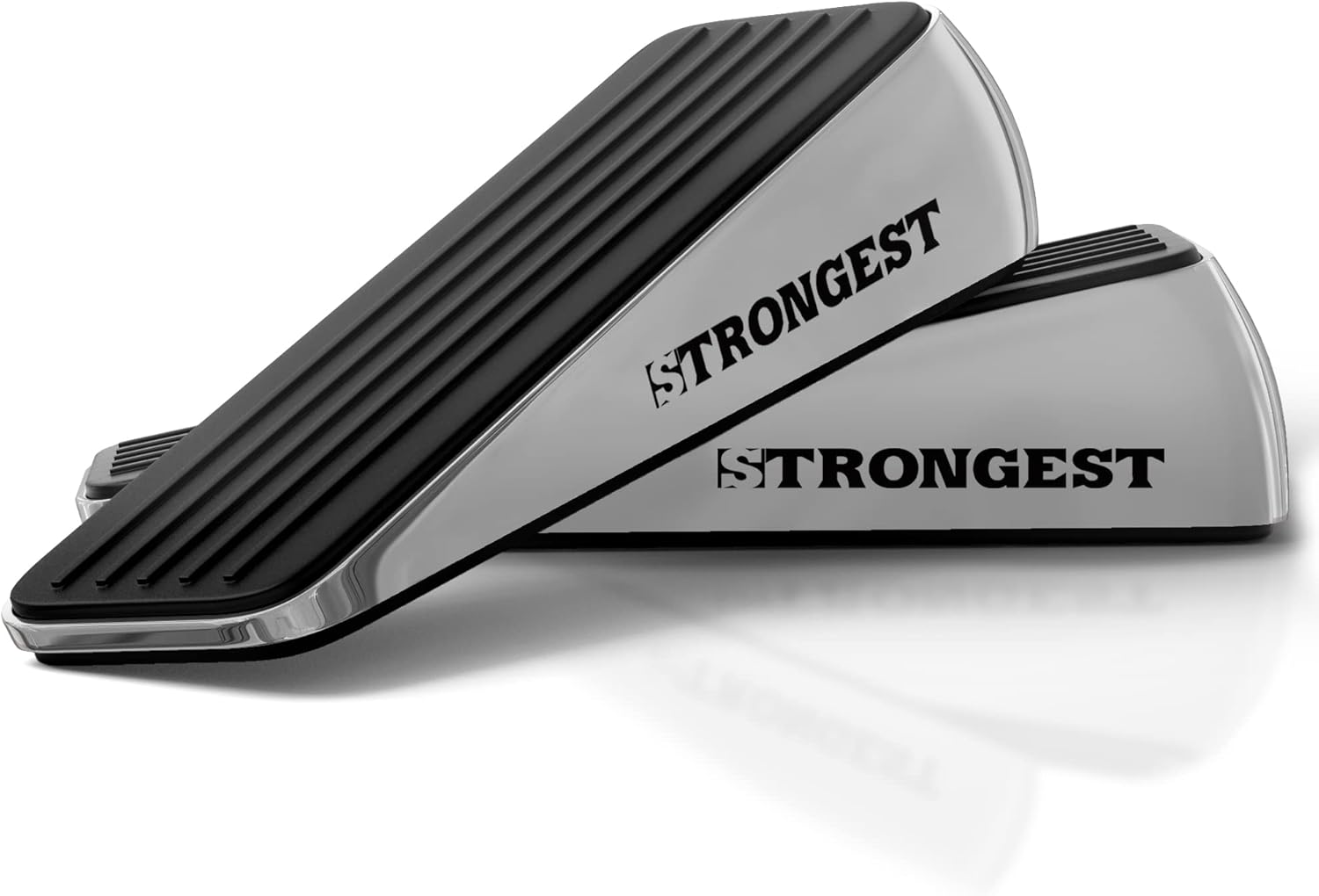 Strongest Door Stopper, Heavy Duty Door Stop Wedge Made of Premium Quality Zinc...