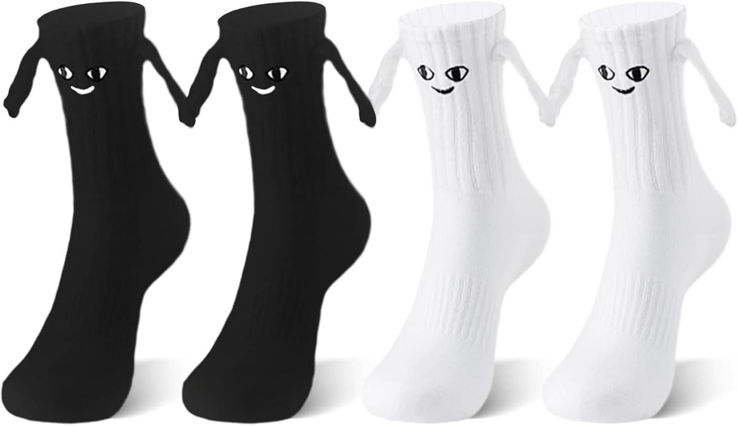 Petrass Valentine Day Gifts Funny Socks Gifts Couple Magnetic Hands Holding Sock...