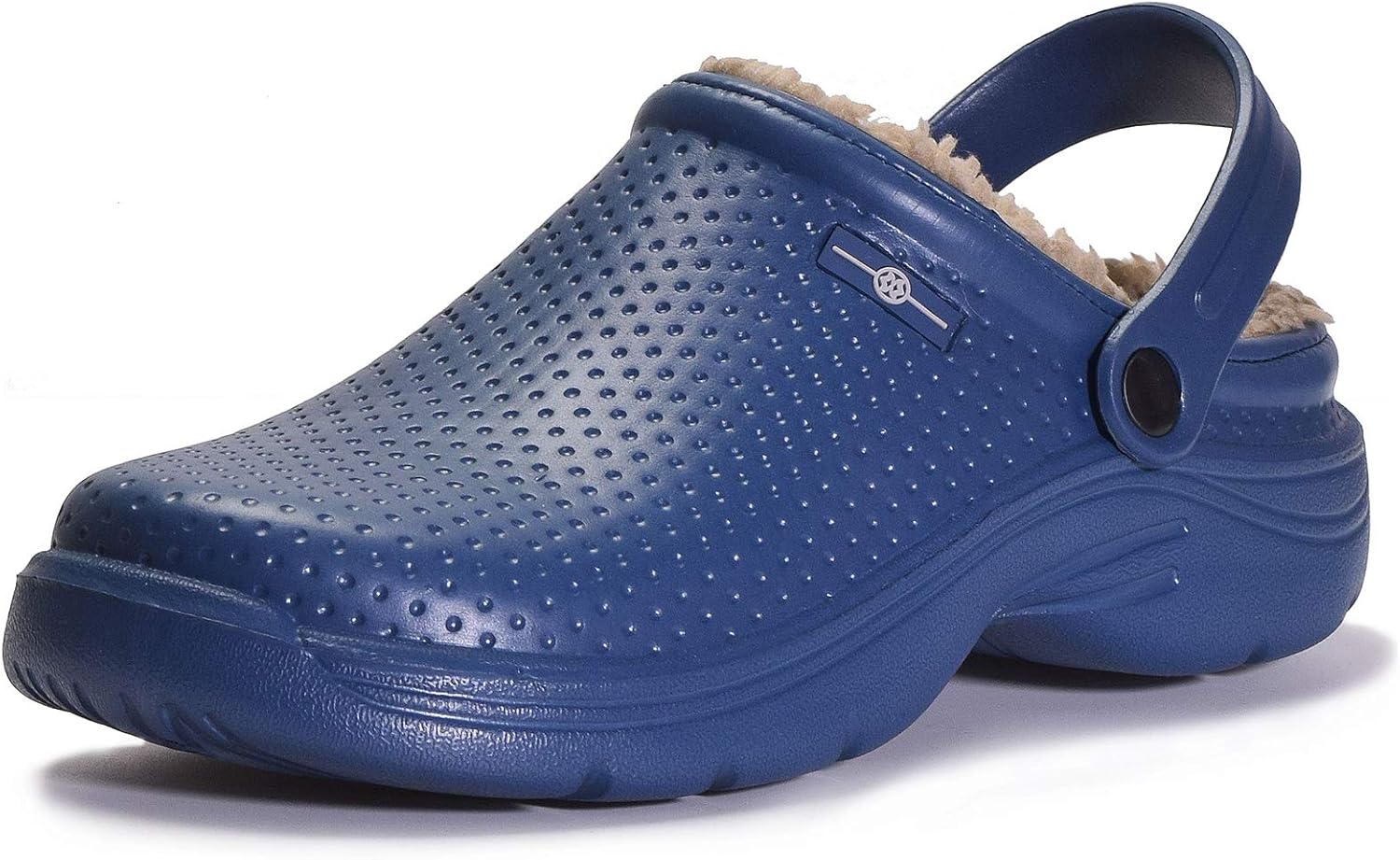 Eagsouni Waterproof Slippers Women Men Lined Clogs Winter Fur Garden Shoes Warm...