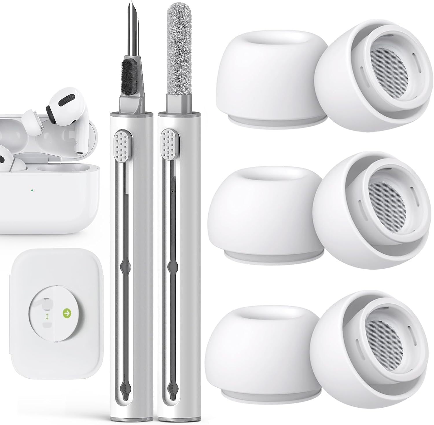 Compatible with AirPods Pro 2nd/1st Generation Replacement Ear Tips,with Noise R...