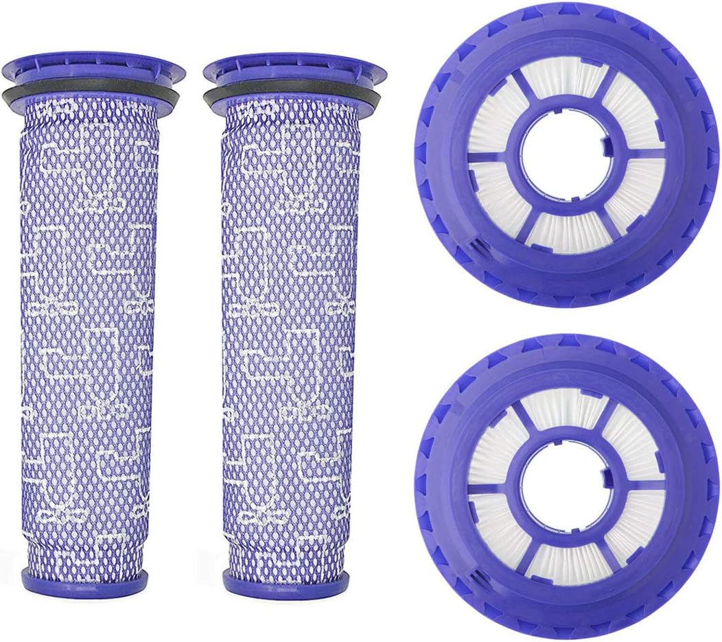 Lemige 2 Pack Post Filters & 2 Pack Pre Filters Replacement for Dyson DC41 DC65...