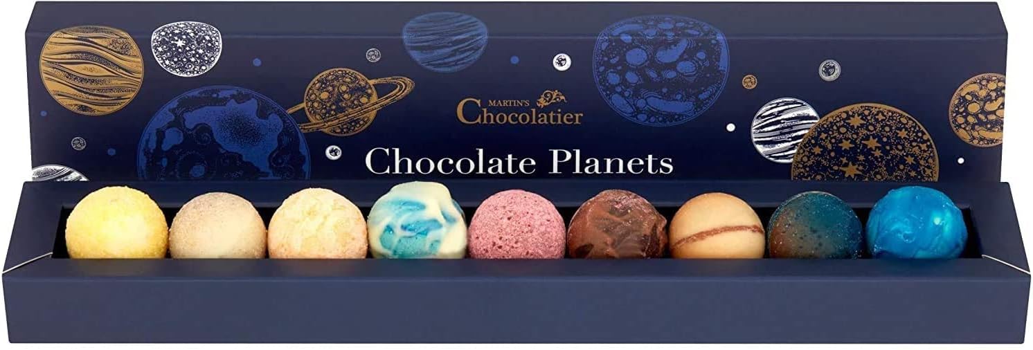 Martin’s Chocolatier Chocolate Planets | Luxury Handmade Chocolate Gift Box | 9...