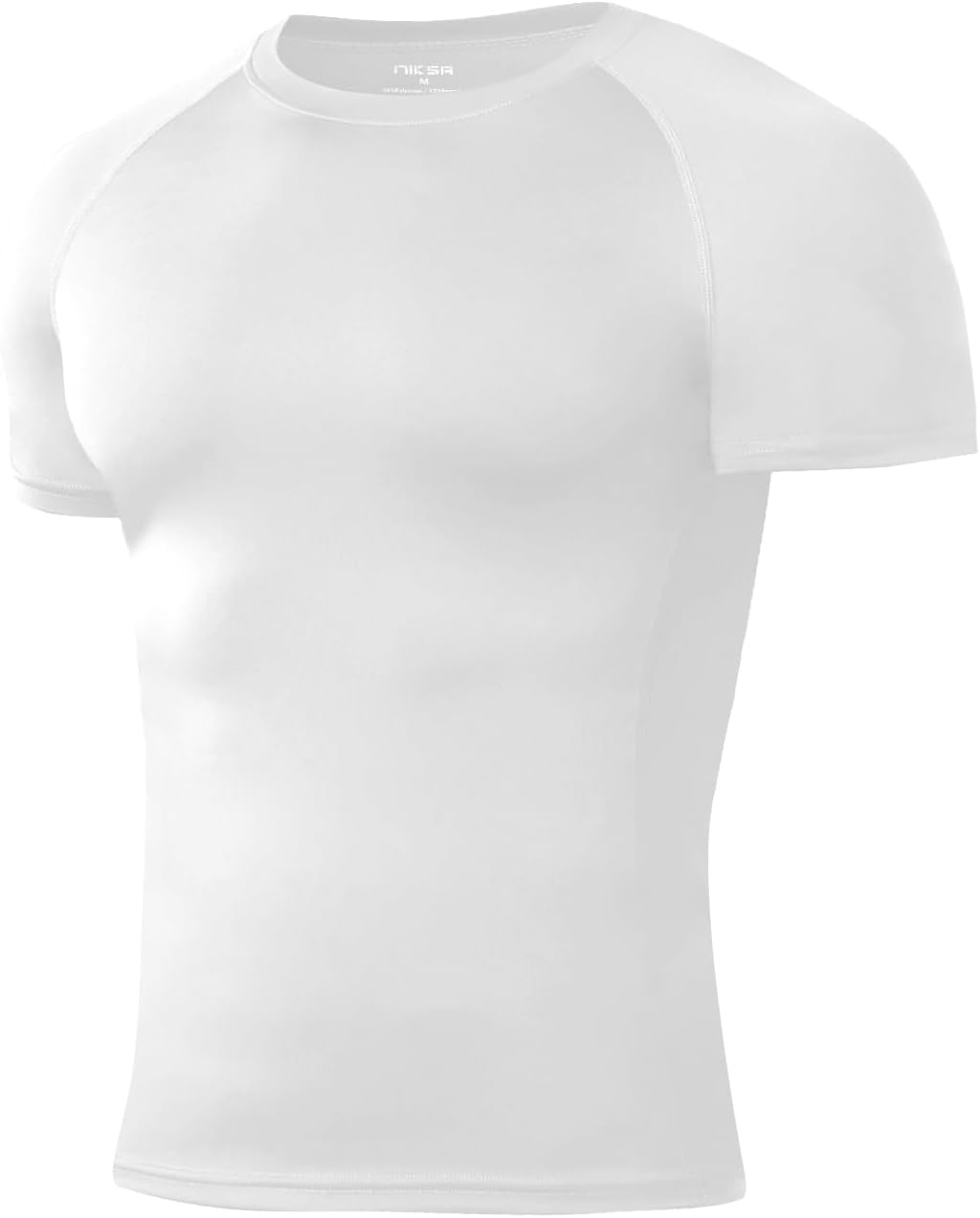 Niksa 1 Pack Compression Tops for Men Short Sleeve Mens Running T-Shirts Mesh De...