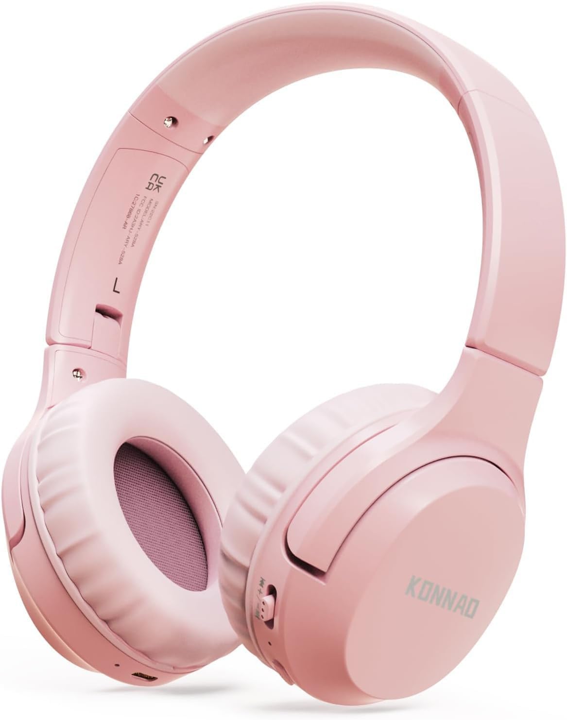 Kids Headphones Wireless 60H, Foldable On Ear Headphone with MIC, Volume Limiter...