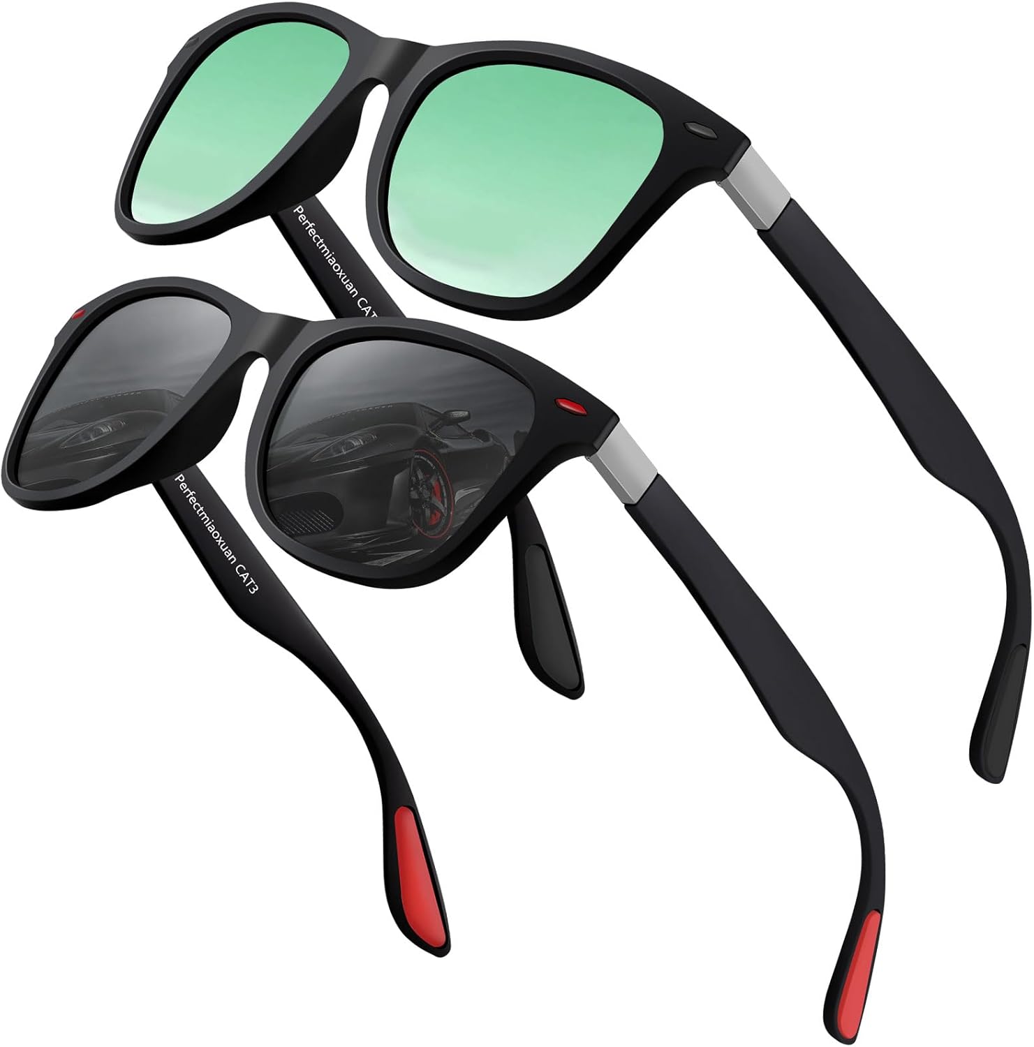 Polarised Sunglasses Mens Women Retro For Summer Travel Holidays Fishing Driving...