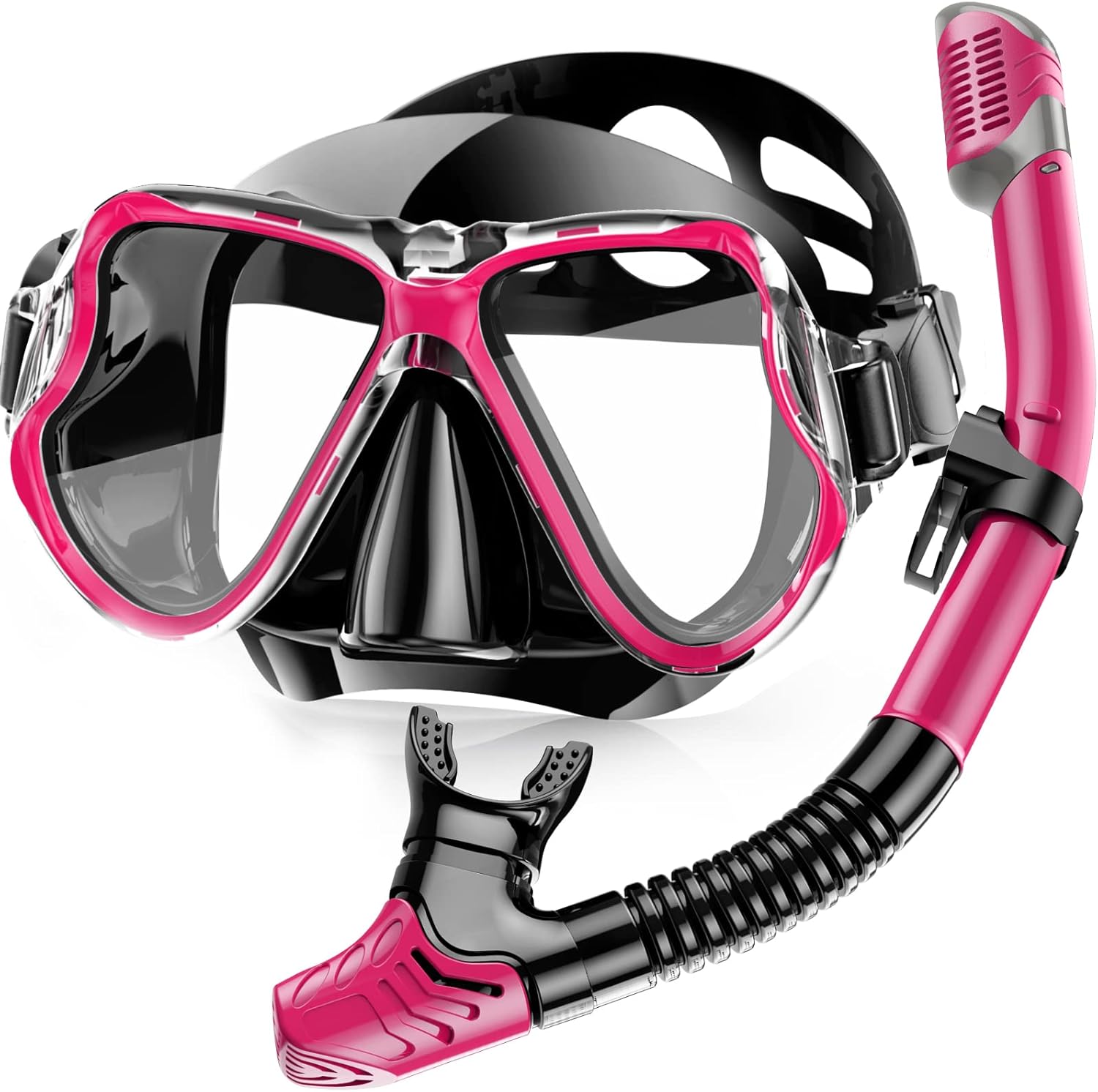 Karvipark Dry Snorkel Set, Anti-Fog Scuba Snorkelling Packages, Panoramic Wide V...