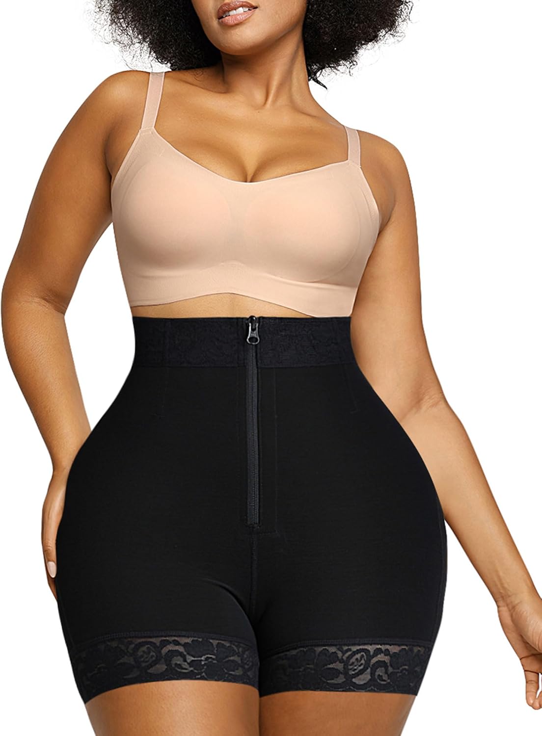 SHAPELLX Butt Lifter Shapewear Tummy Control Shorts For Women Waist Cincher With...