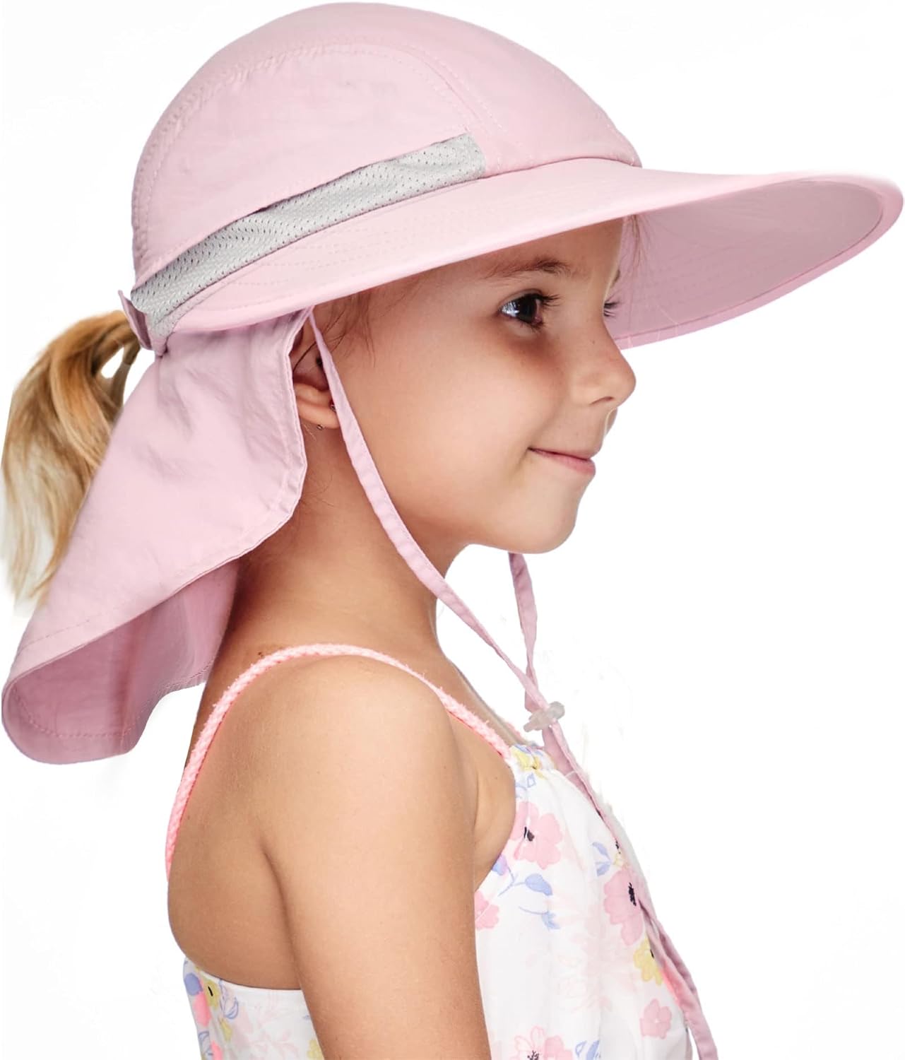 Camptrace Toddler Kids Sun Hats with Neck Flap UPF 50+ UV Protection Wide Rigid...