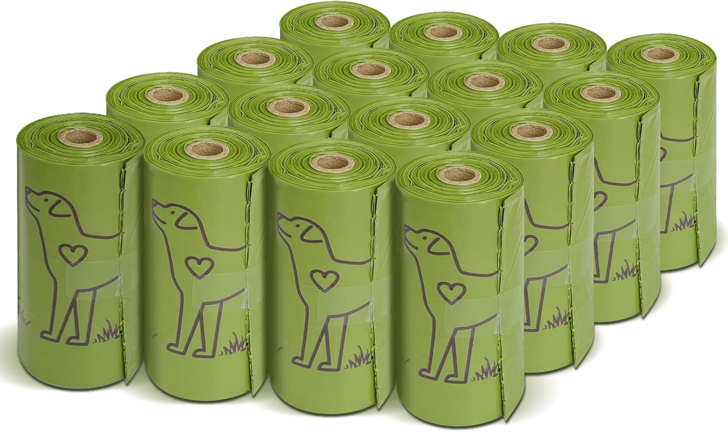 240 Count 13” x 9”Dog Poop Bags Rolls, Leakproof Strong & Sturdy Waste Bags for...