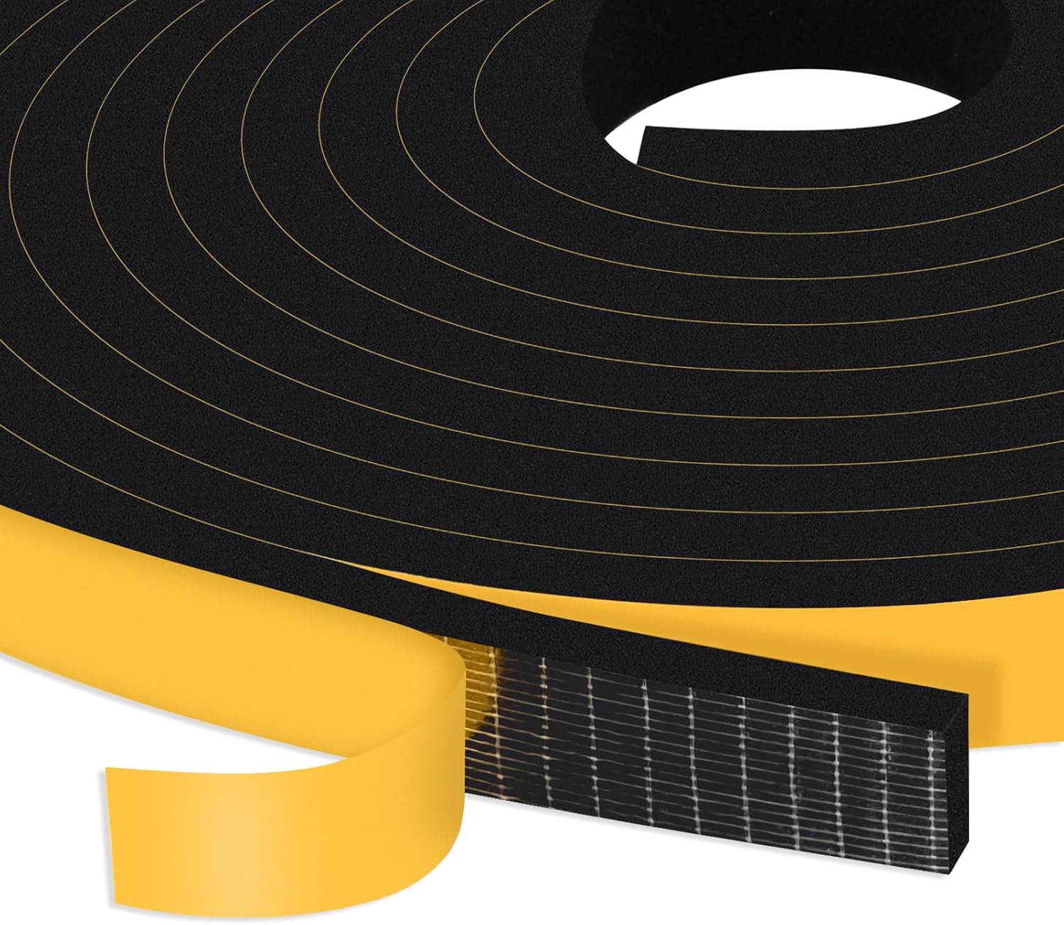 Weather Stripping Door Seal Strip, Strong Adhesive, Lightproof, Noise-Reduction,...