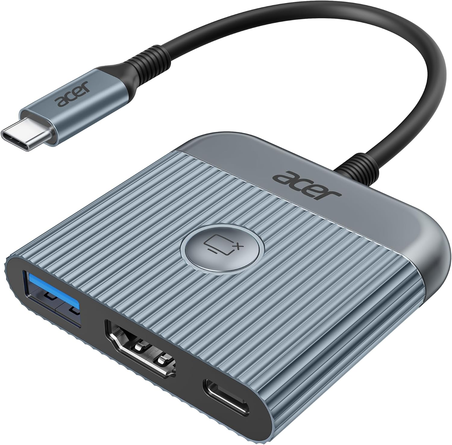 acer USB C to HDMI Adapter, 4K@60Hz Type-C HDMI Adapter Hub with 100W Fast Charg...