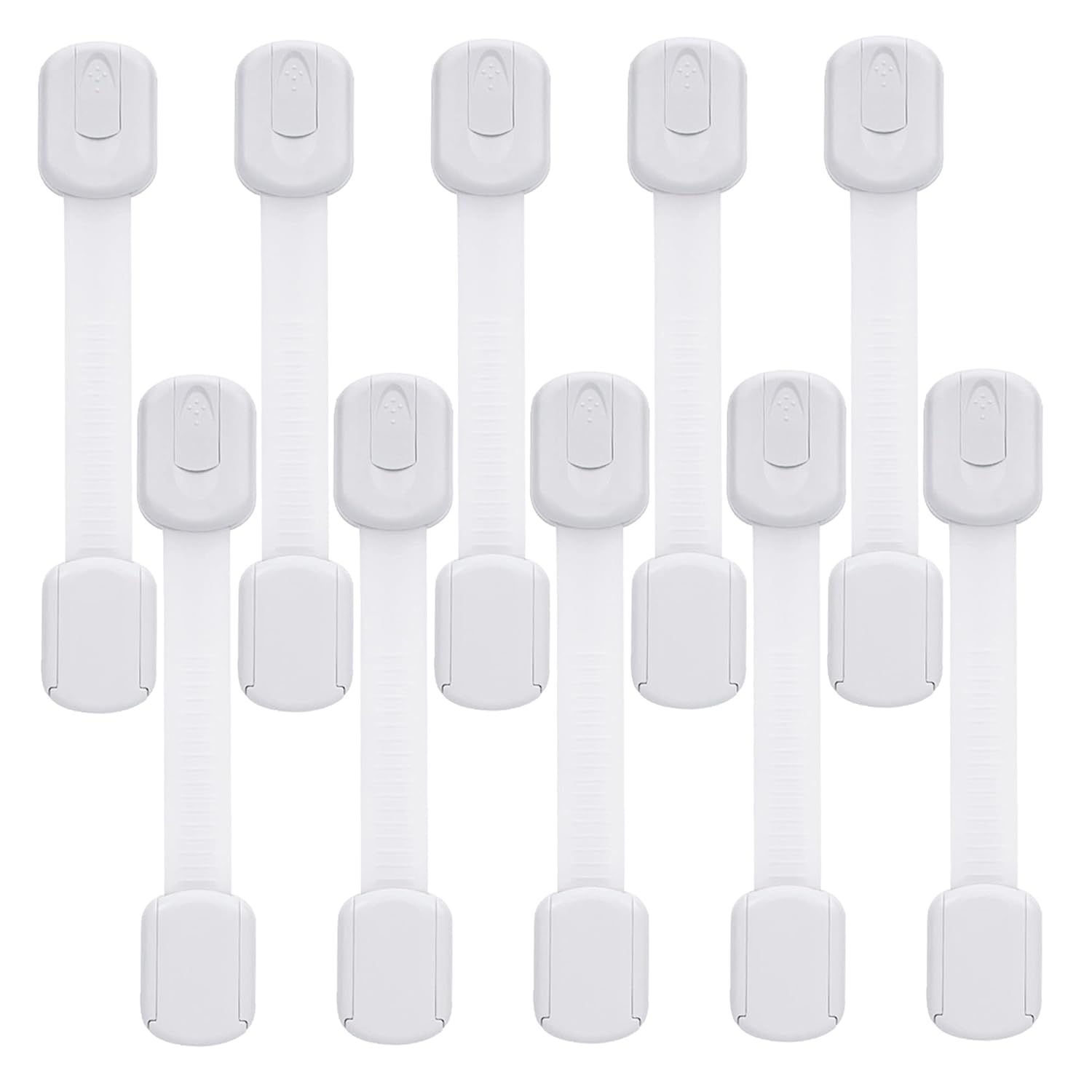 Child Safety Cabinet Locks - (10 Pack) Baby Proofi...