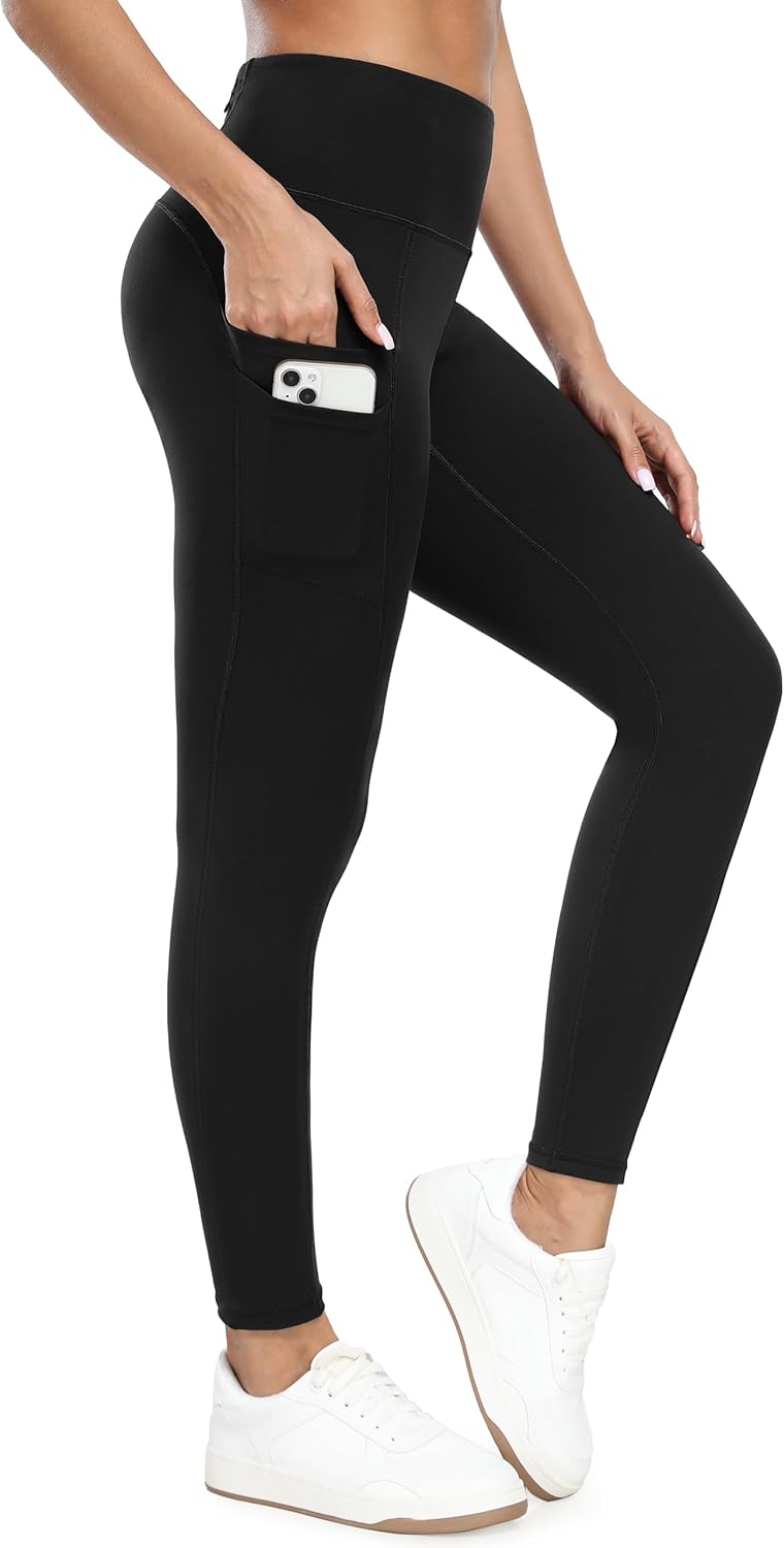 Ewedoos Leggings with 5 Pockets for Women Yoga Pants 25"/ 27" Workout Leggings f...