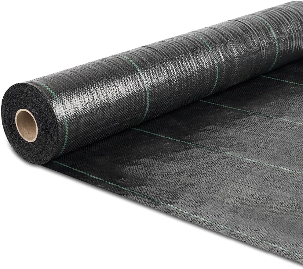 TOPHOUSE 3ft x 180 ft Landscape Fabric Heavy Duty Weed Barrier for Vegetable Gar...