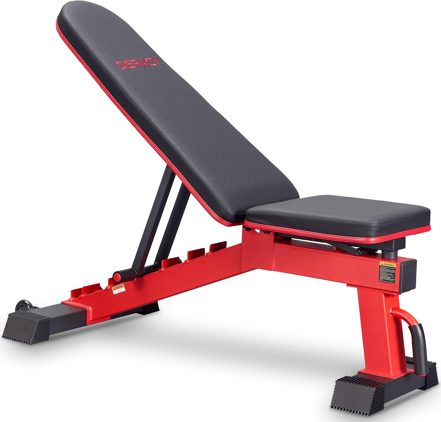 DERACY Adjustable Weight Bench for Full Body Workout, Incline and Decline Weight...